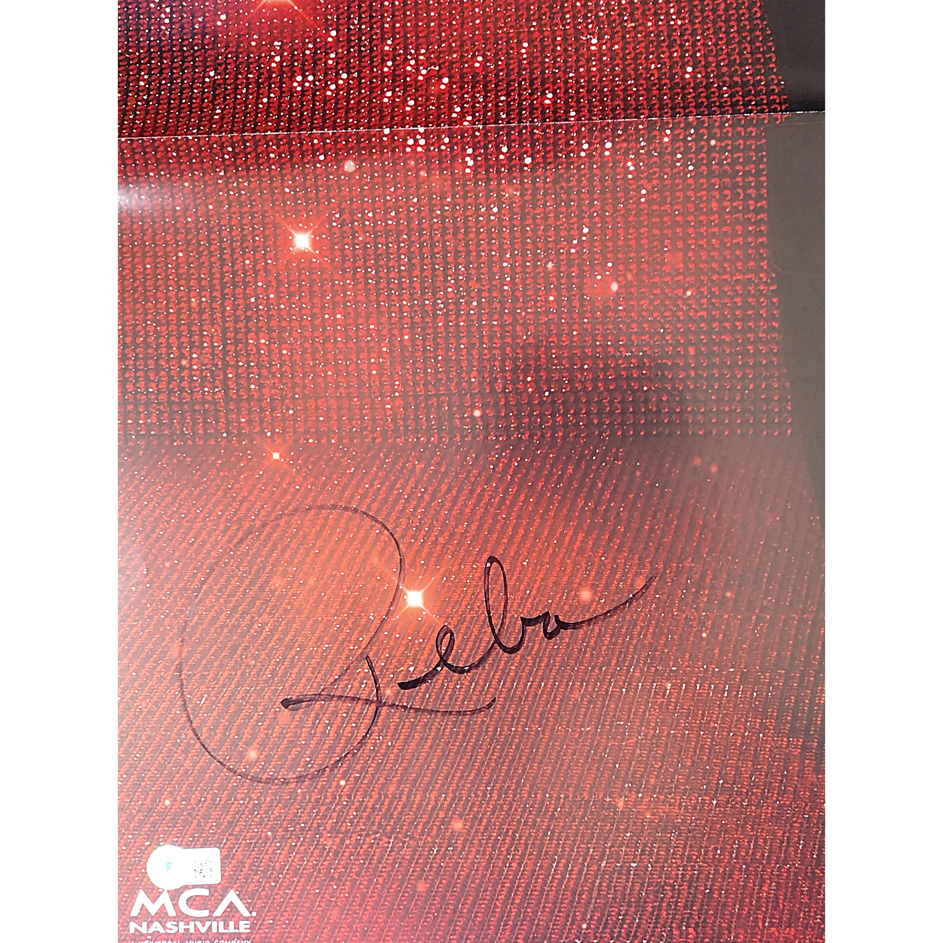 Reba McEntire photo autograph – angled display – Beckett COA