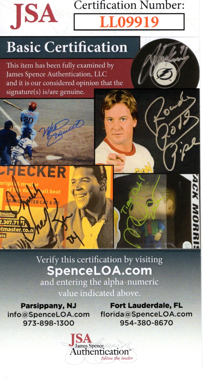 Rich Gannon auto helmet – authentication sticker – JSA COA