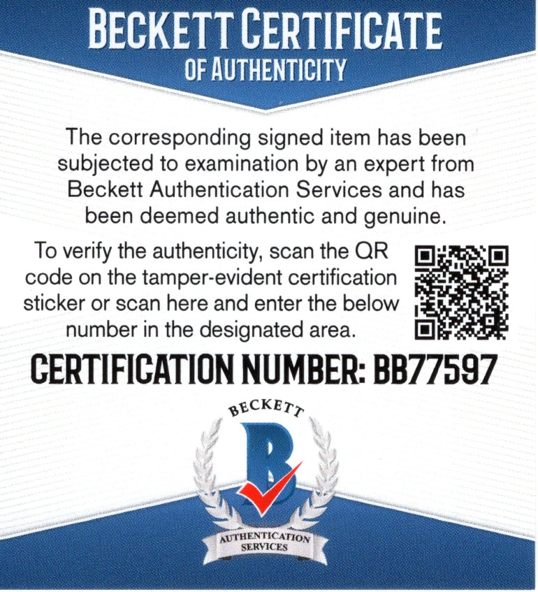 Ricky Davis auto basketball – authentication sticker – Beckett COA