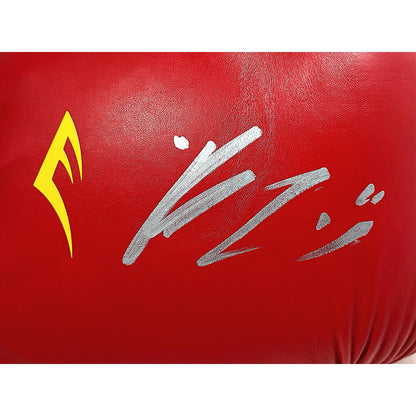 Boxing Gloves- Autographed- Rolando Romero Signed Everlast Right Handed Red Boxing Glove Beckett Authentication 103