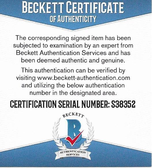 Hockey- Autographed- Sean Monahan Signed Calgary Flames Logo Hockey Stick Blade Proof - Beckett Authentication Services BAS S38352 Cert COA