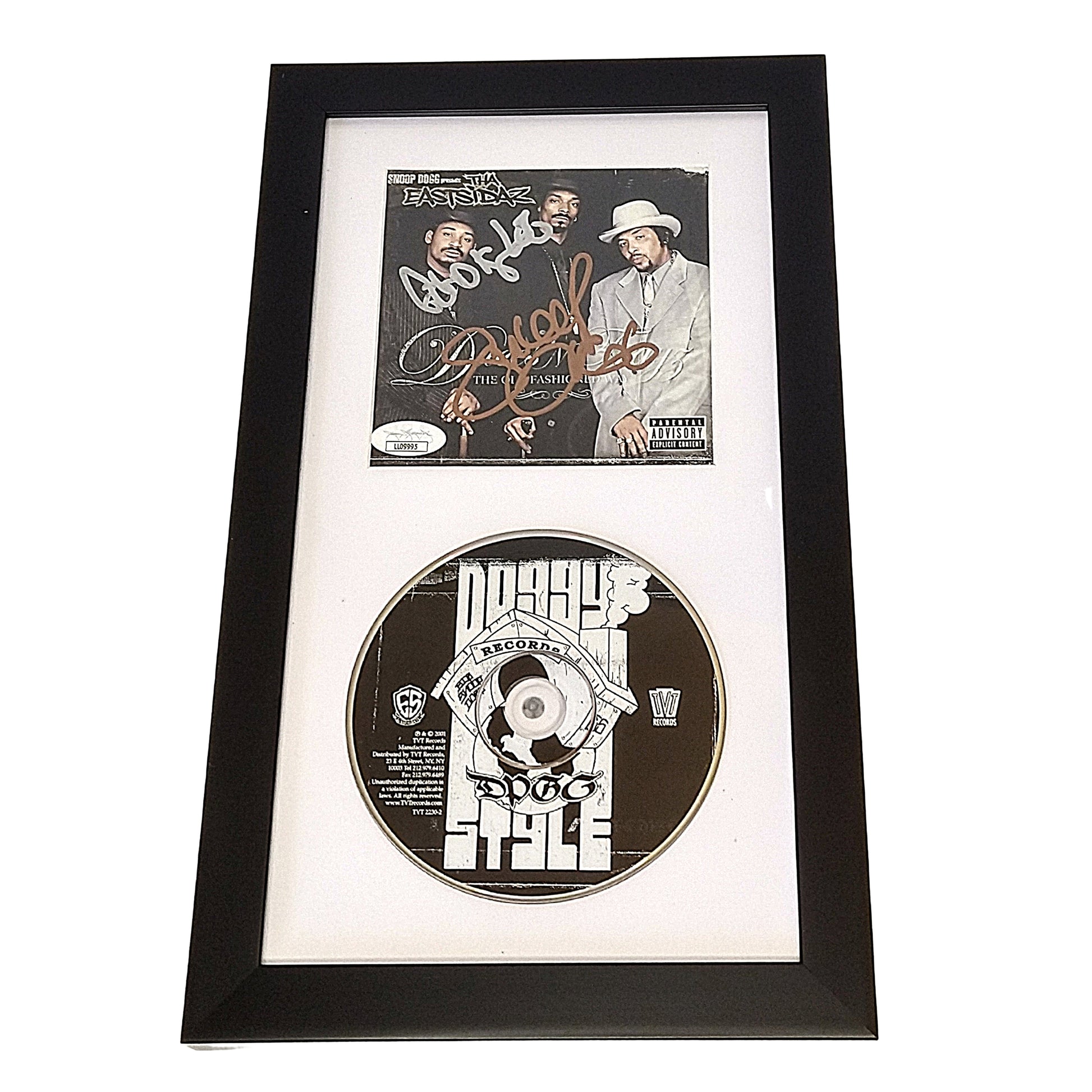 Music- Autographed- Snoop Dogg / Goldie Loc Signed Eastsidaz The Old Fashioned Way CD Cover Booklet Framed with Compact Disc- Snoop Doggy Dogg- 213- James Spence Authentication JSA 104