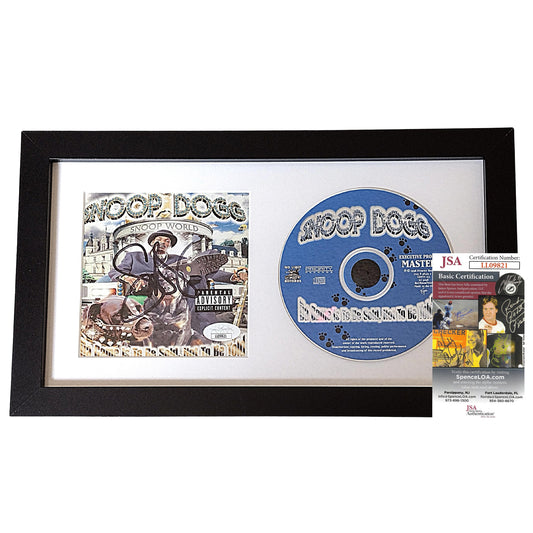 Music- Autographed- Snoop Dogg Signed Da Game Is To Be Sold Not Told CD Cover Framed Matted Wall Display JSA Authentication 201