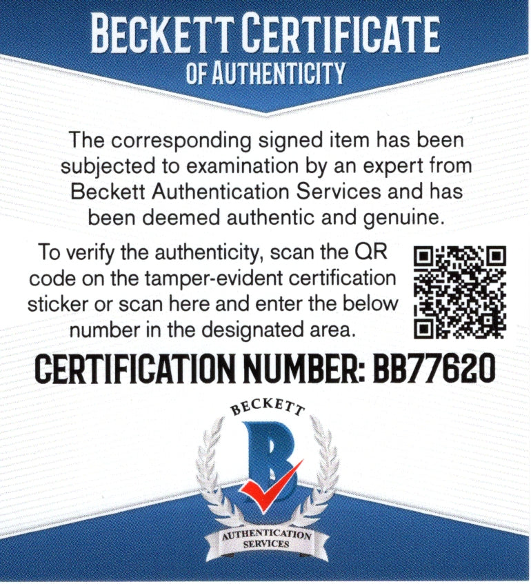 Hockey- Autographed- Tyler Bozak Signed St. Louis Blues Hockey Stick Blade Beckett Authentication Cert 1