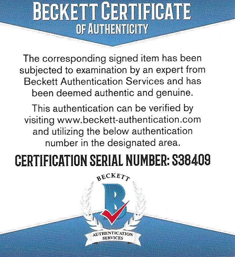 Vince Vaughn trading card autograph – angled display – Beckett COA