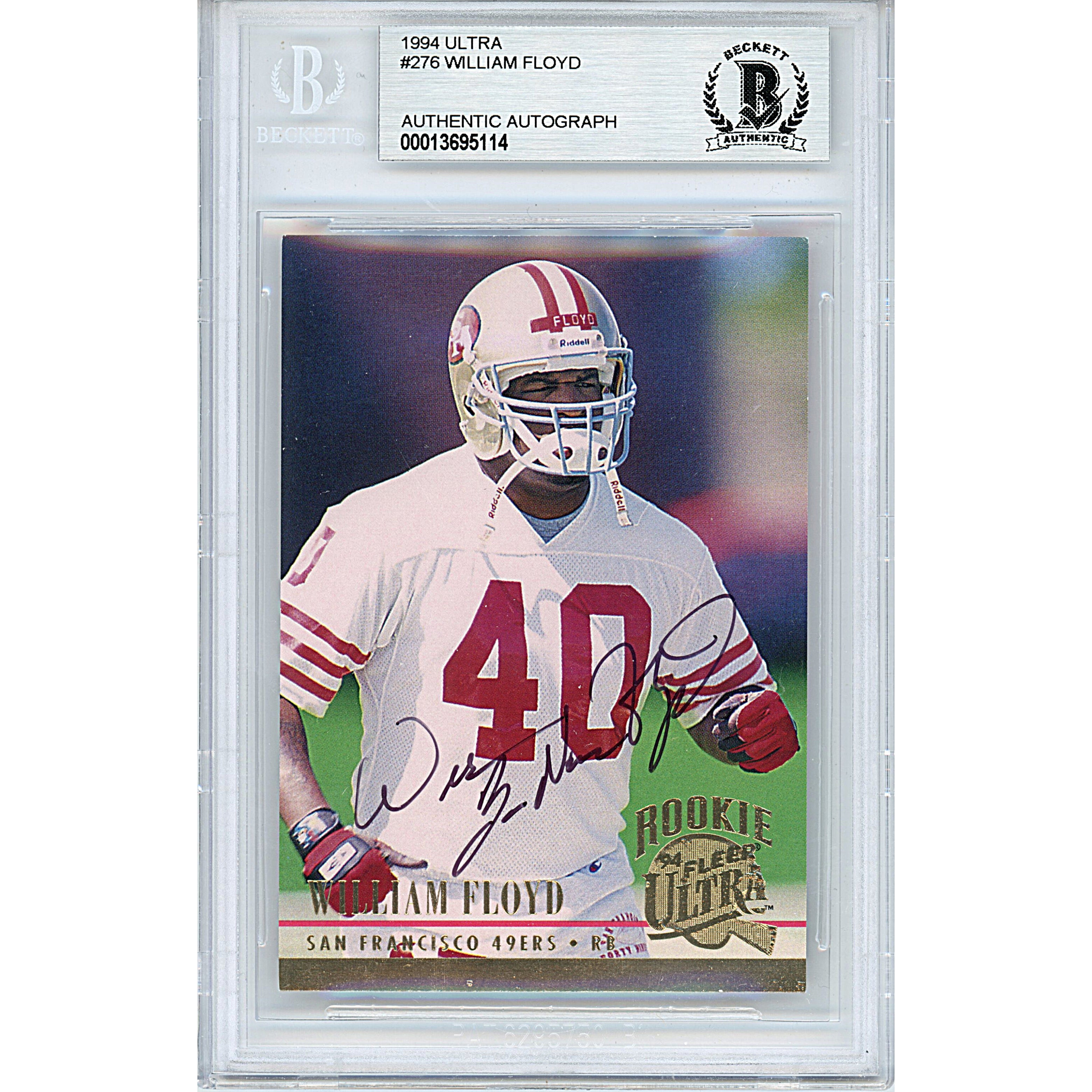 Tom Rathman Autographed SF 49ers 1991 Pro Set Football Card Beckett –  www.