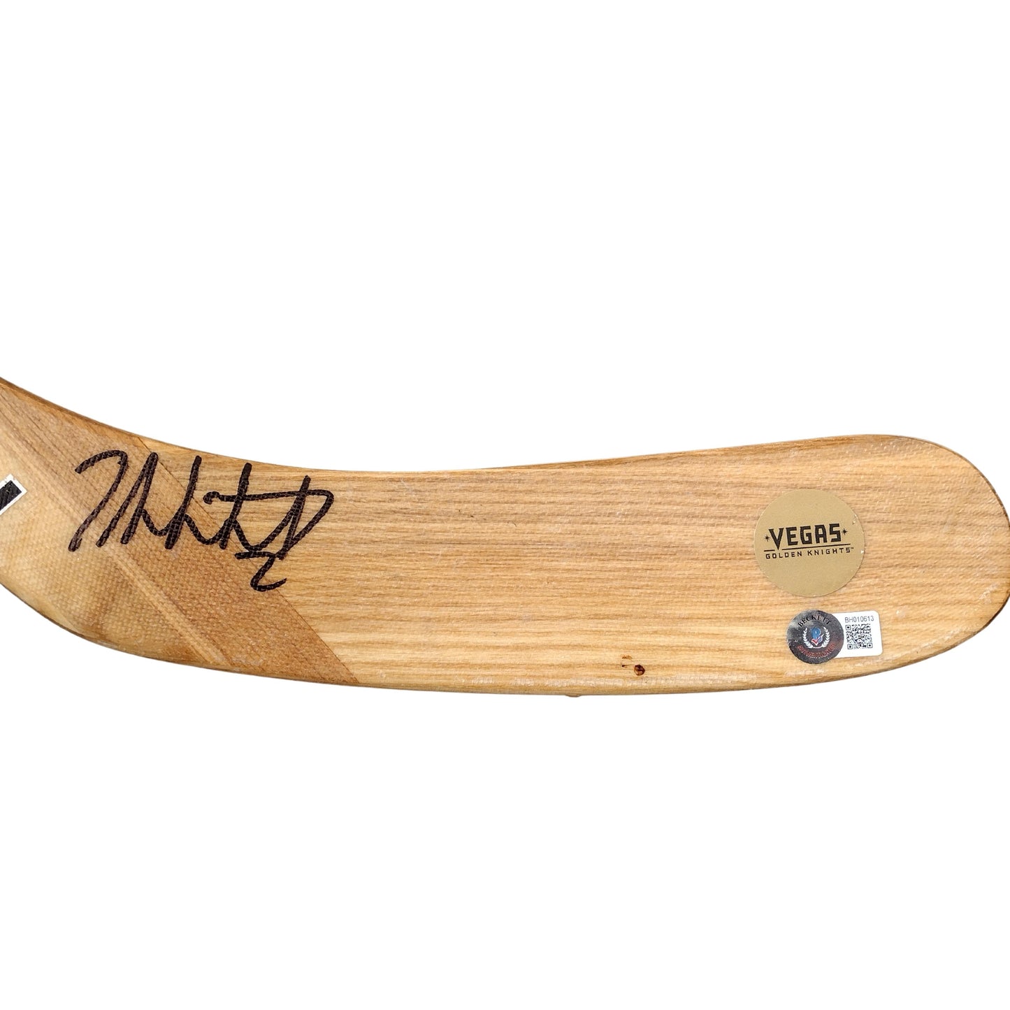 Hockey Stick Blades- Autographed- Zach Whitecloud Signed Vegas Golden Knights Hockey Stick Blade Beckett Authentication 202