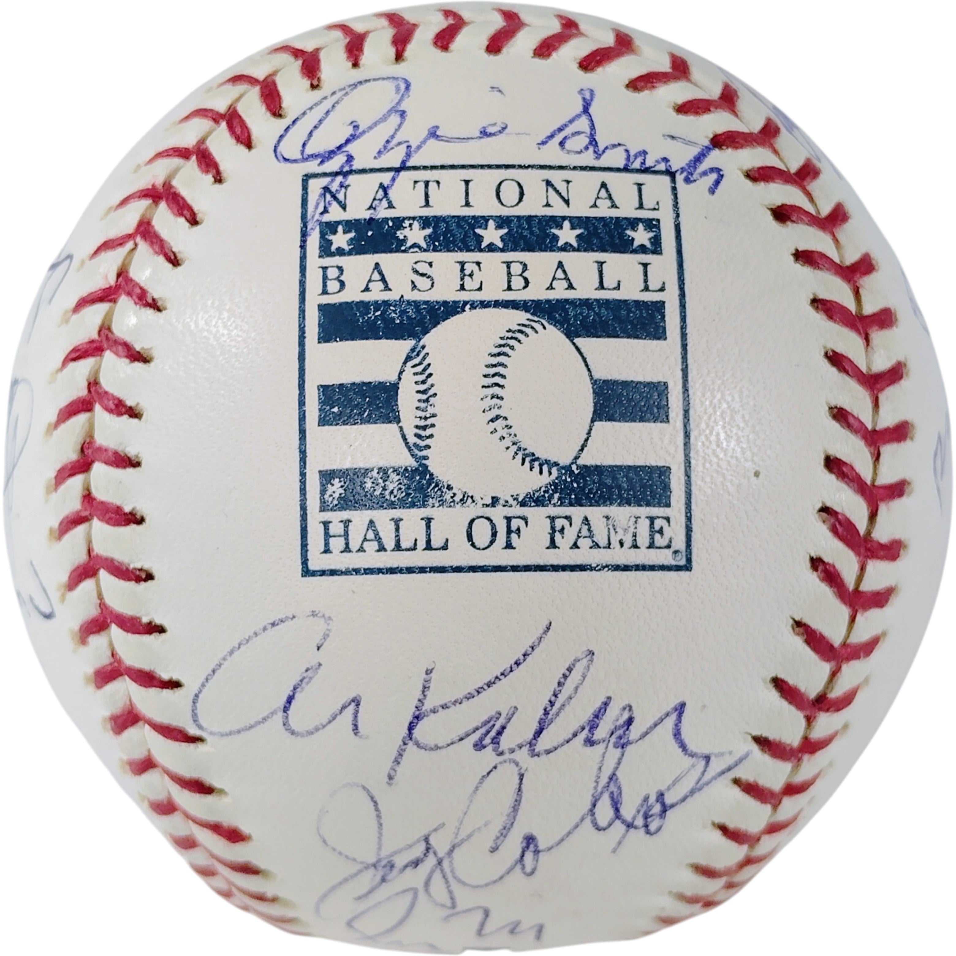 Baseball Hall Of Fame Multi Autographed Beckett BAS