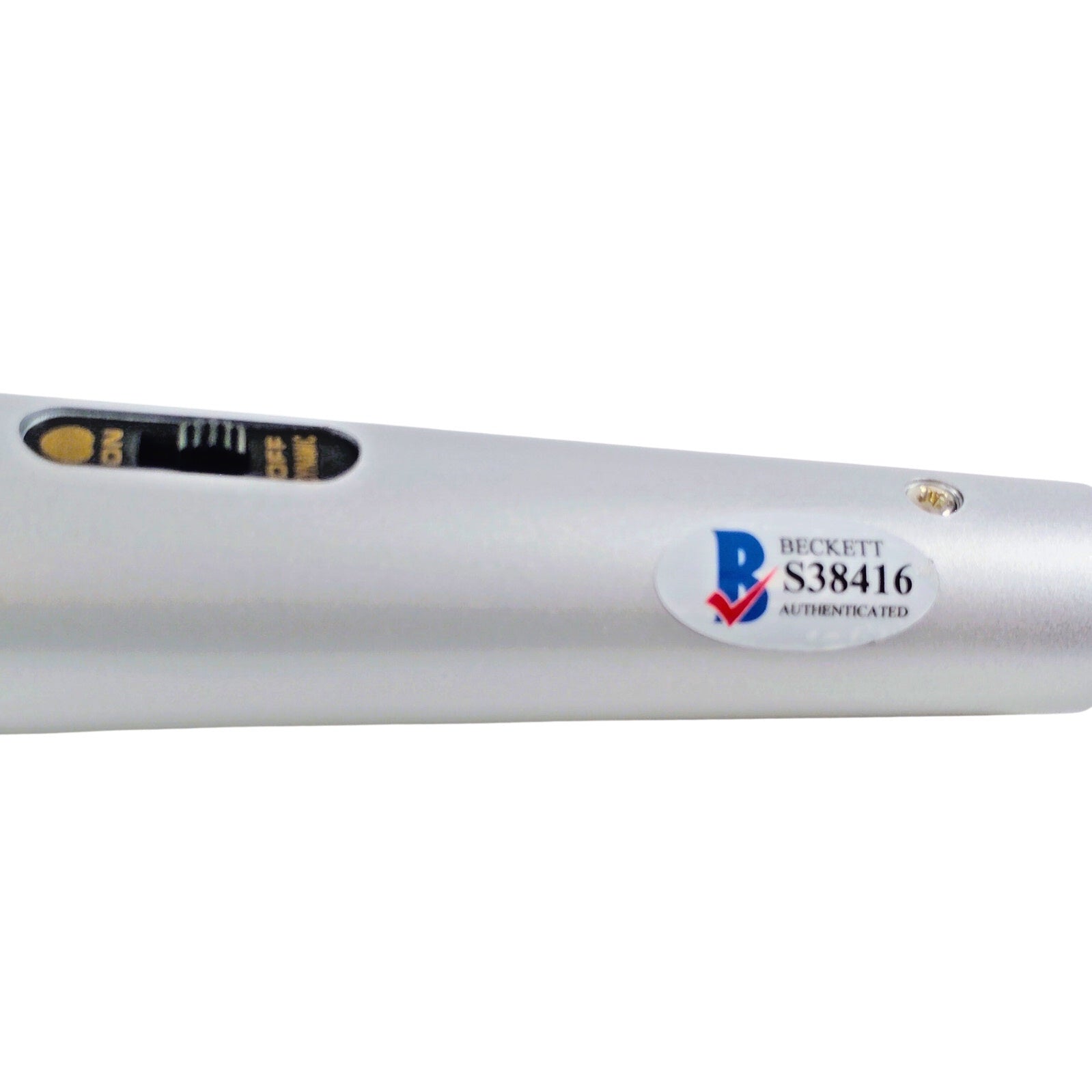 Alyssa Milano Autographed Microphone Autograph Trading Card Beckett BAS