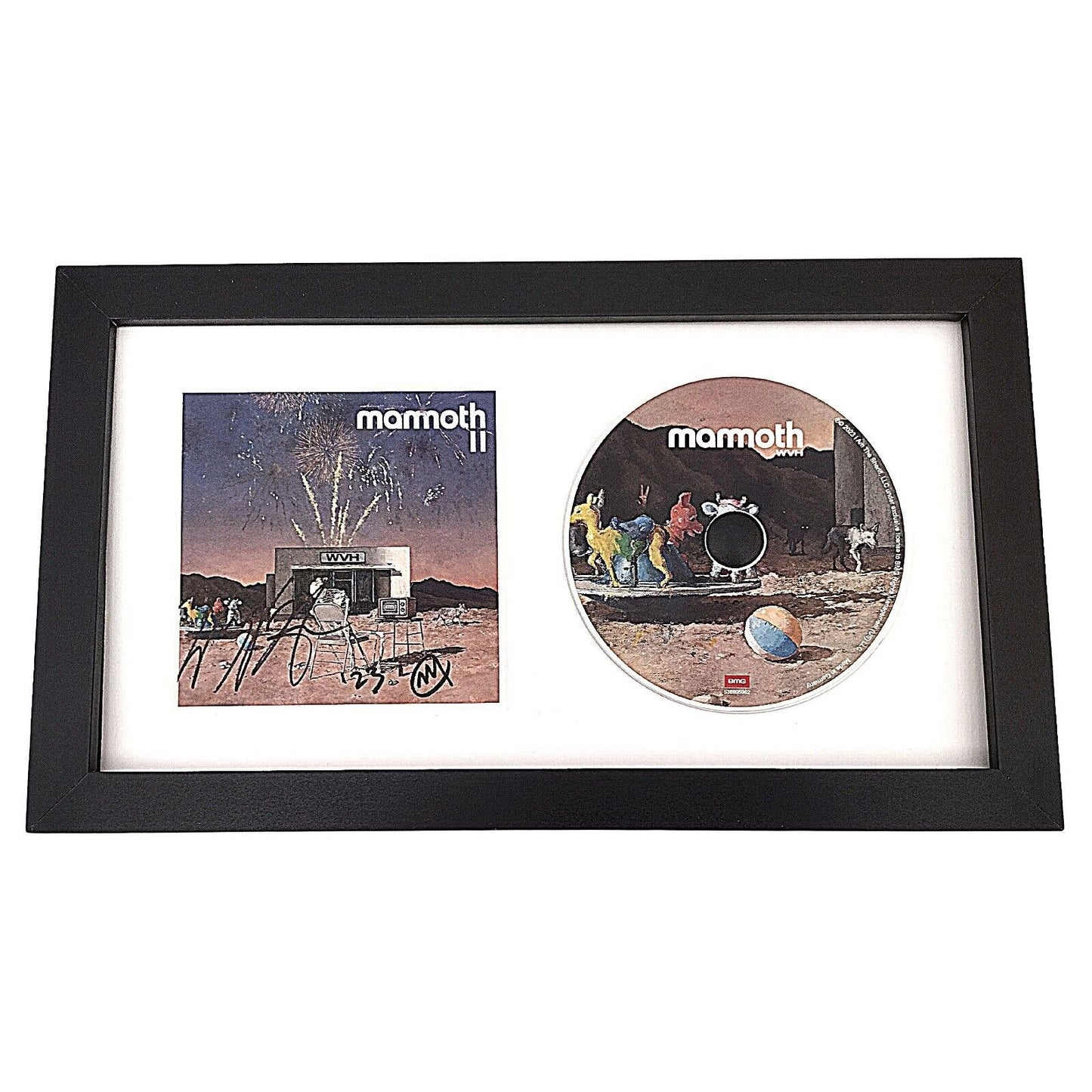 Music- Autographed- Wolfgang Van Halen Signed Mammoth II WVH CD Album Cover Framed Beckett Authentic Auto COA Front