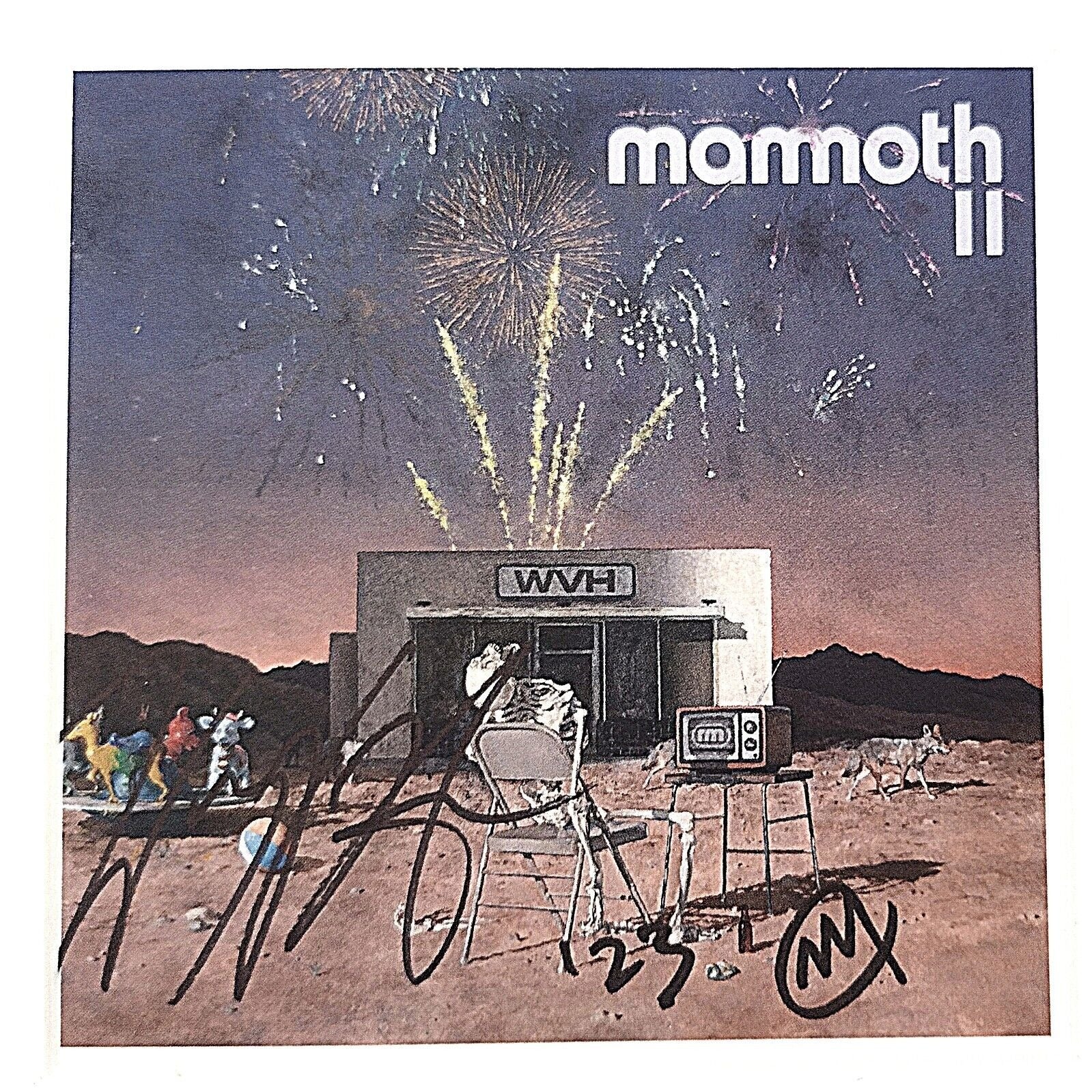 Music- Autographed- Wolfgang Van Halen Signed Mammoth II WVH CD Album Cover Framed Beckett Authentic Auto COA Zoom