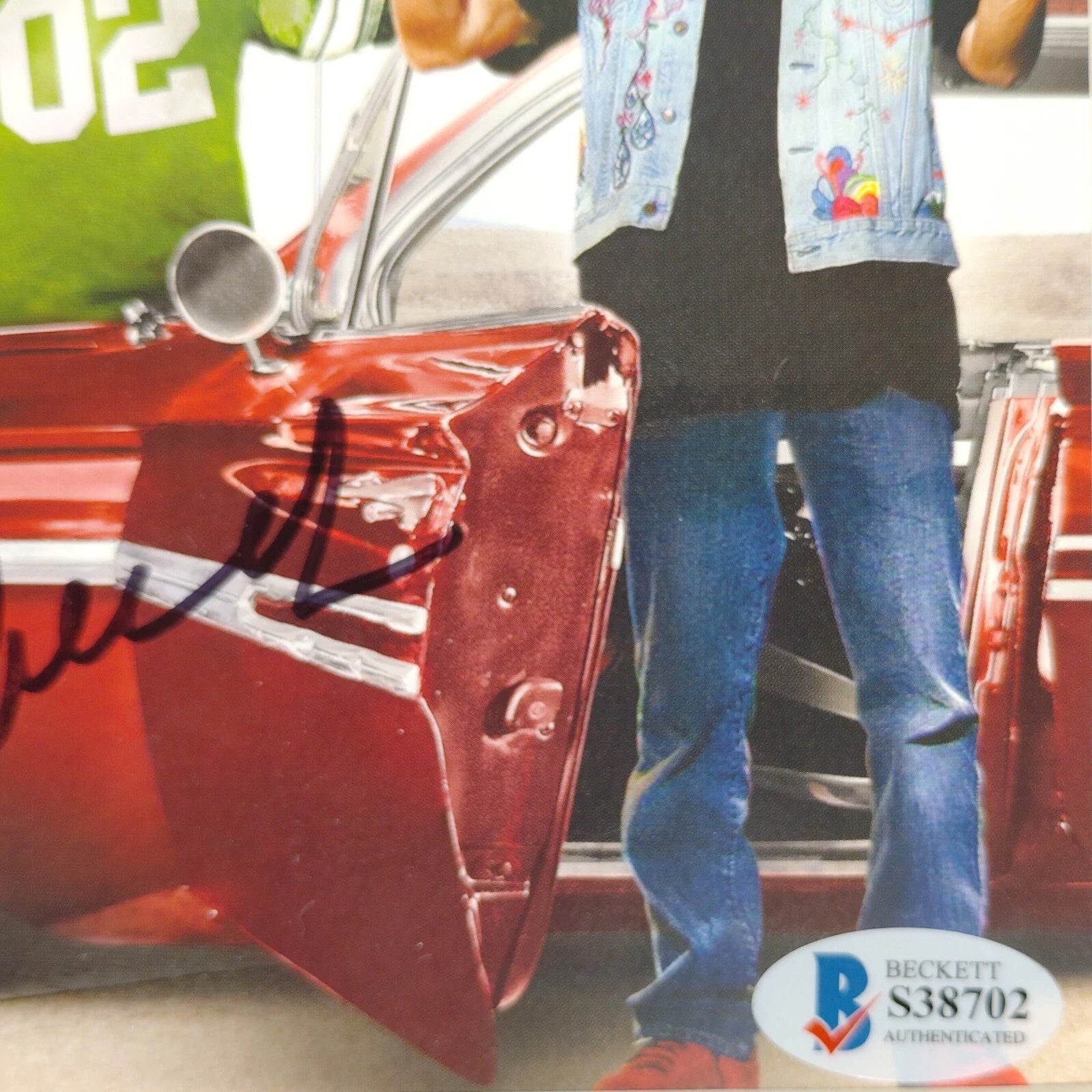 Cheech and Chong auto photo – authentication sticker – Beckett COA