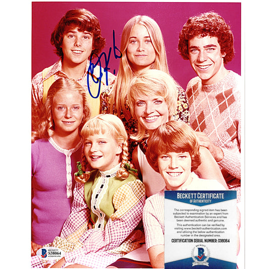 Hollywood- Autographed- Christopher Knight Signed The Brady Bunch Cast 8x10 Photo Beckett Authentication Services BAS S38064 - 101a