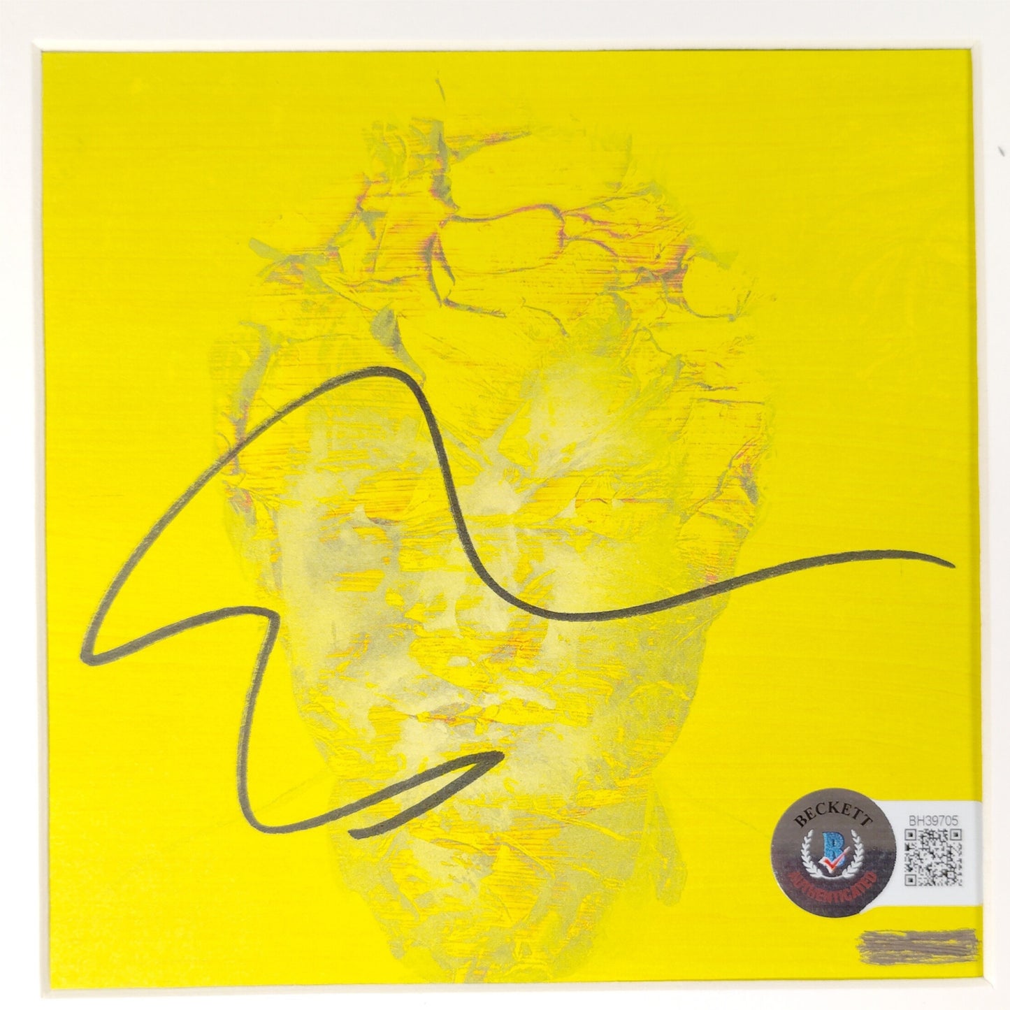 Ed Sheeran signed photo – signature close-up – Beckett COA