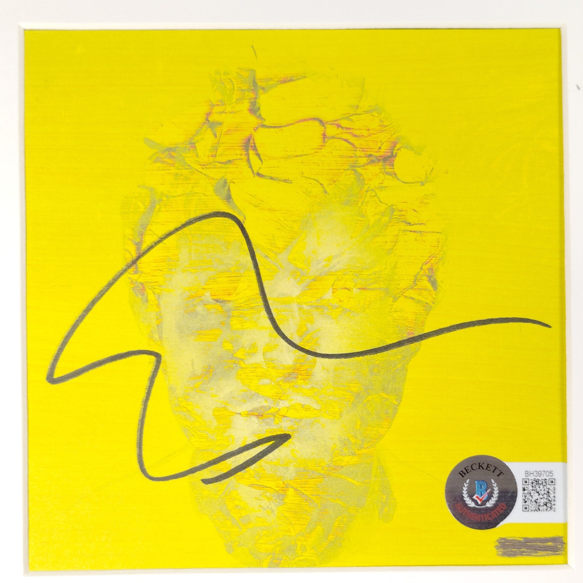 Ed Sheeran signed photo – signature close-up – Beckett COA