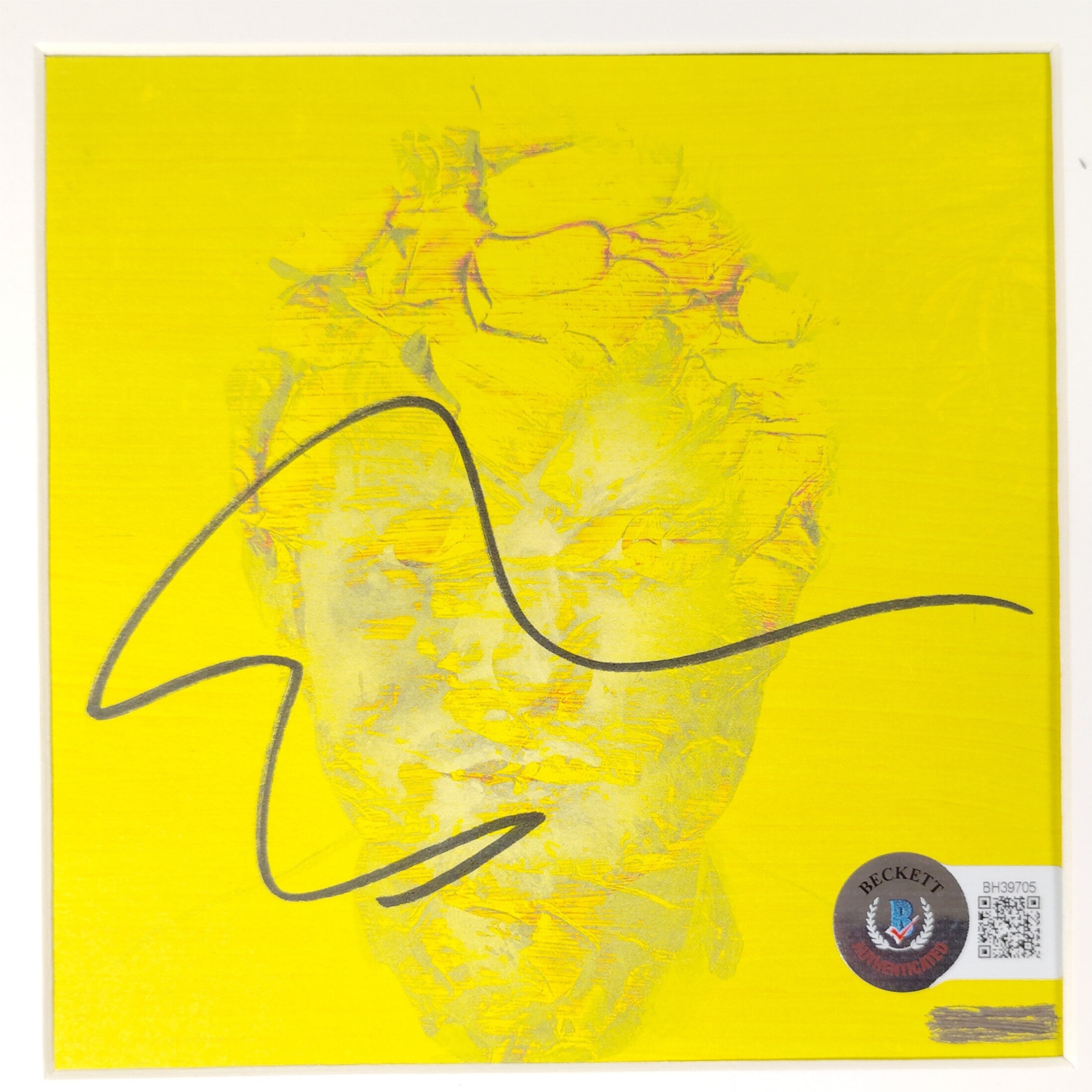 Ed Sheeran signed photo – signature close-up – Beckett COA