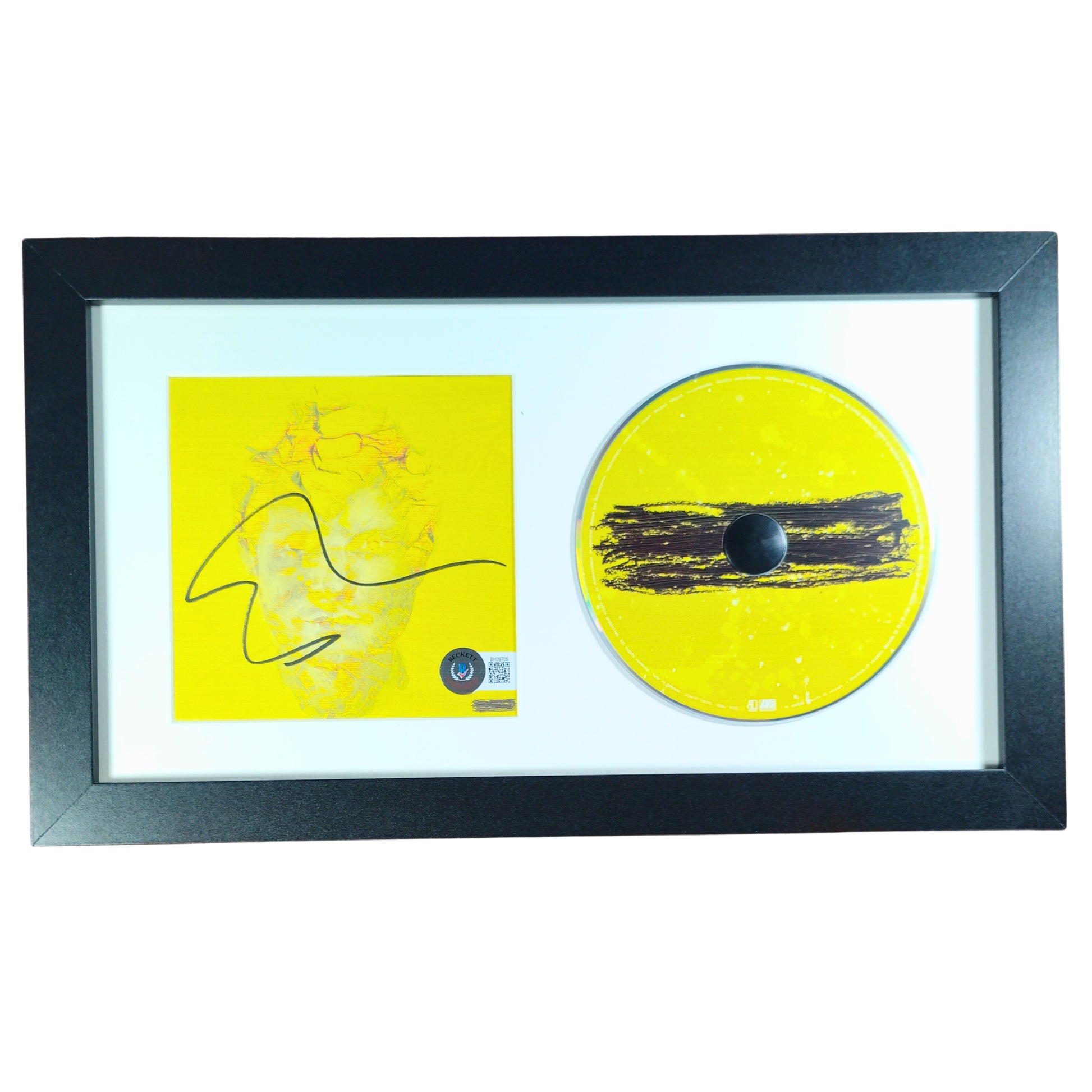 Ed Sheeran autographed photo – full view – Beckett COA