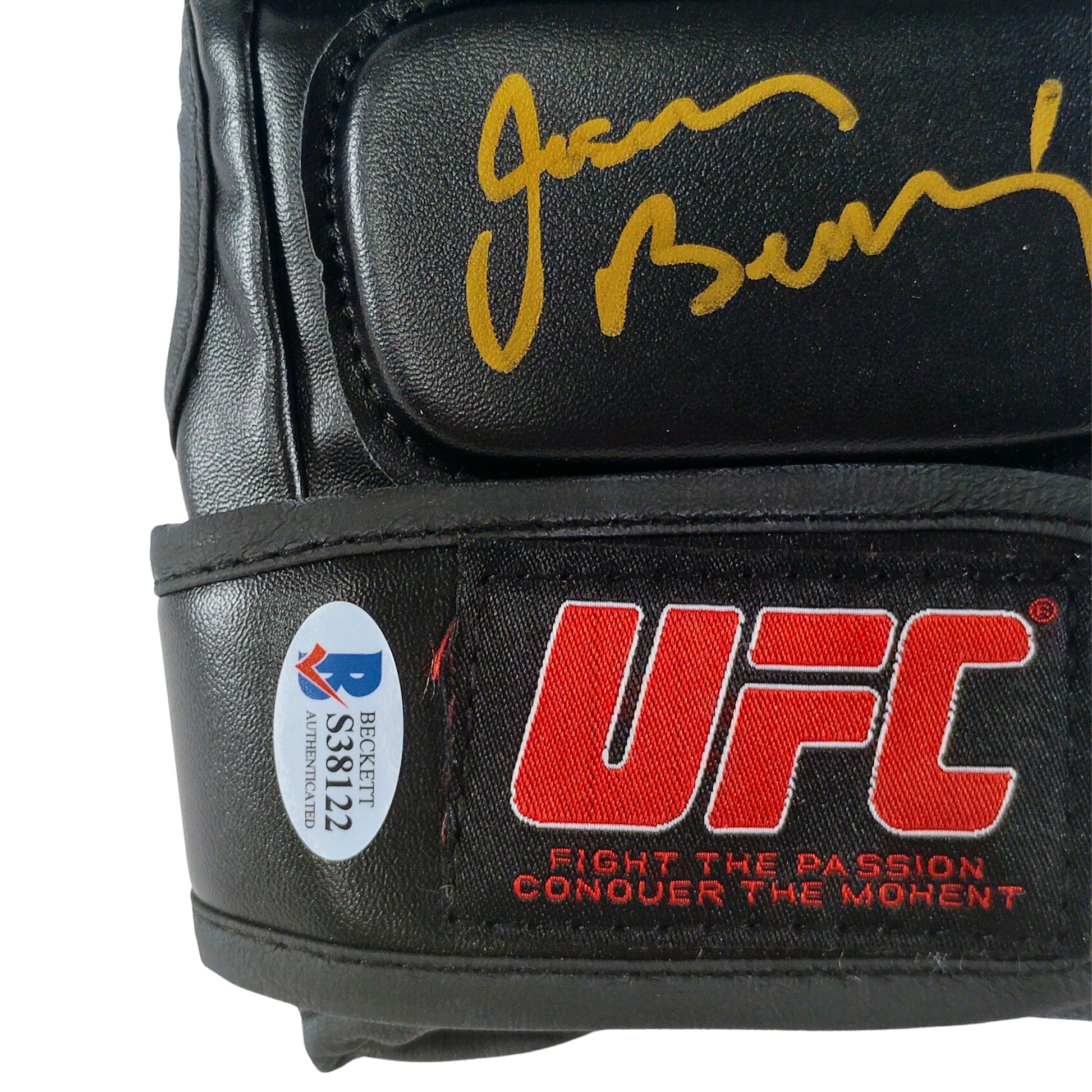 UFC Gloves- Autographed- Joseph Benavidez Signed UFC Ultimate Fighting Championship Glove Proof Photo Beckett BAS 203