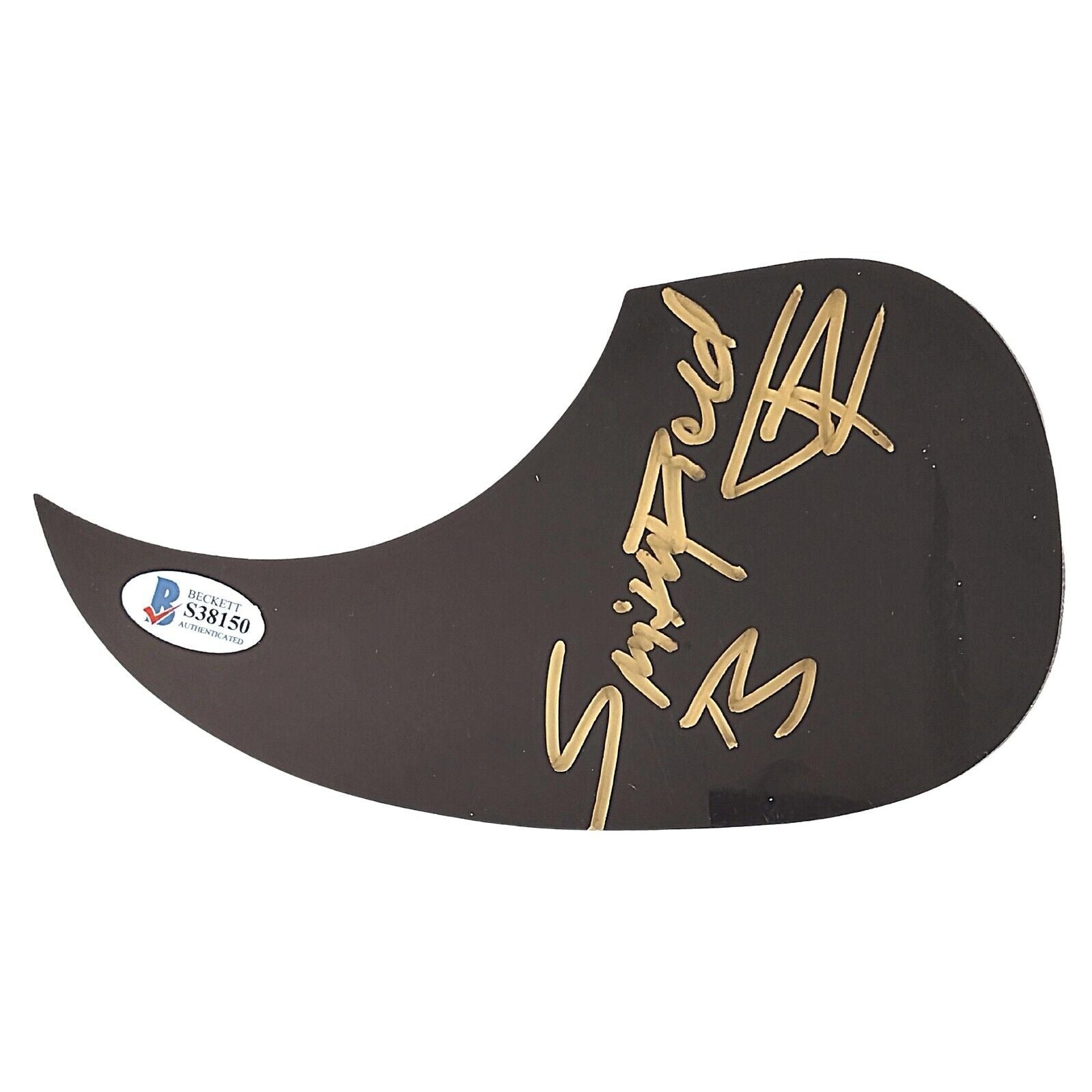 Music- Autographed- Smithfield Signed Acoustic Guitar Pick Guard Country Music Band Beckett Authentic Auto COA