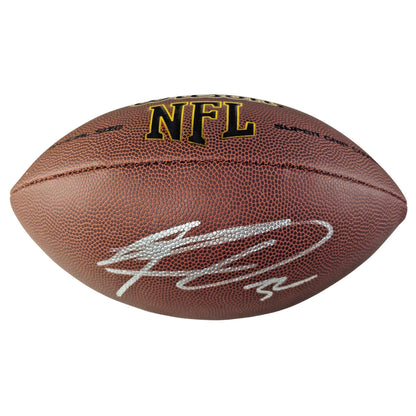 Footballs- Autographed- Kenyan Drake Signed NFL Wilson Super Grip Football Proof Photo- Arizona Cardinals- Miami Dolphins- Alabama Crimson Tide- Beckett BAS 101