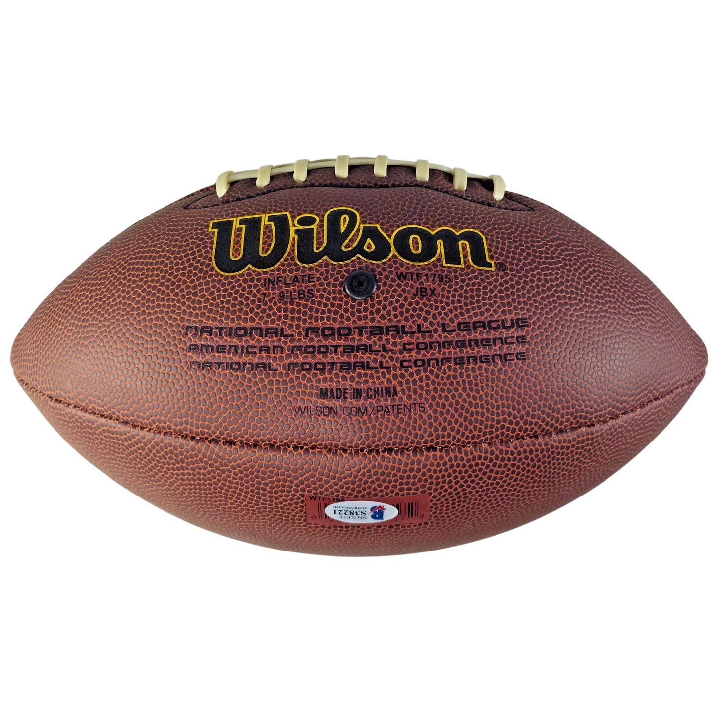 Footballs- Autographed- Kenyan Drake Signed NFL Wilson Super Grip Football Proof Photo- Arizona Cardinals- Miami Dolphins- Alabama Crimson Tide- Beckett BAS 105