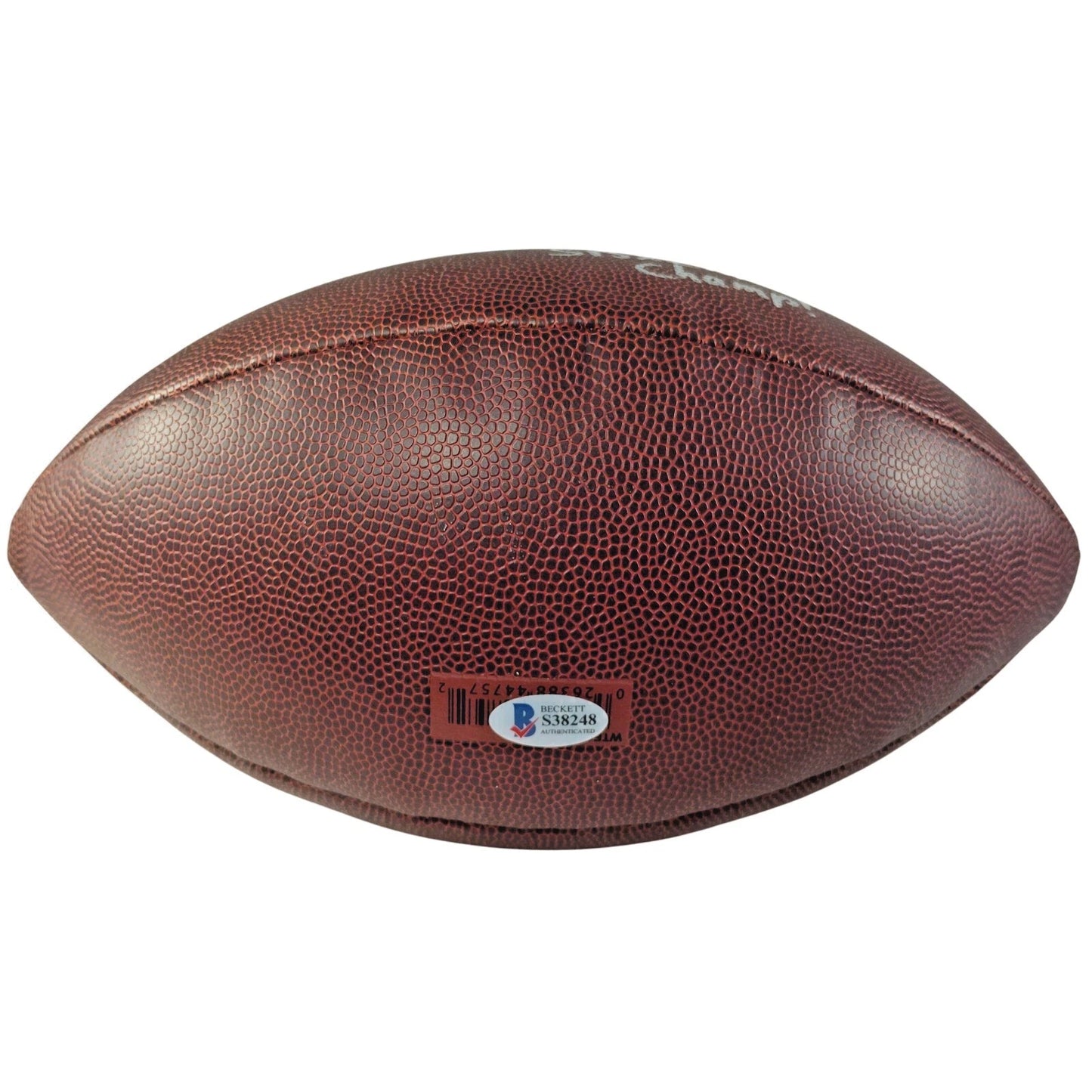 Footballs- Autographed- Larry Foote Signed NFL Wilson Composite Football - Pittsburgh Steelers - Proof Photo - Beckett BAS Authentication 106