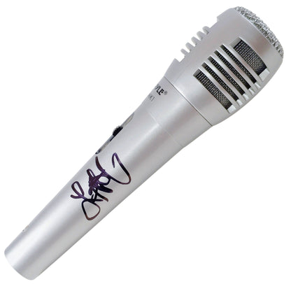 Microphones-Autographed - Lauren Alaina Signed Pyle Full Size Microphone, Proof Photo - Beckett BAS 203