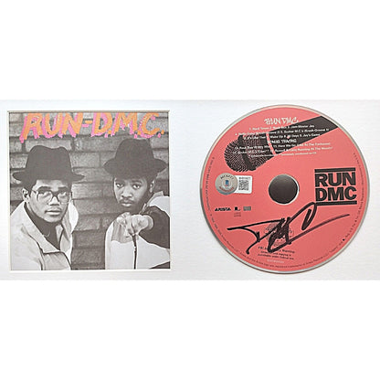 Music- Autographed- Darryl McDaniels Run DMC Signed Self Titled CD Album Framed Beckett Authentic Autograph COA Disc and Cover