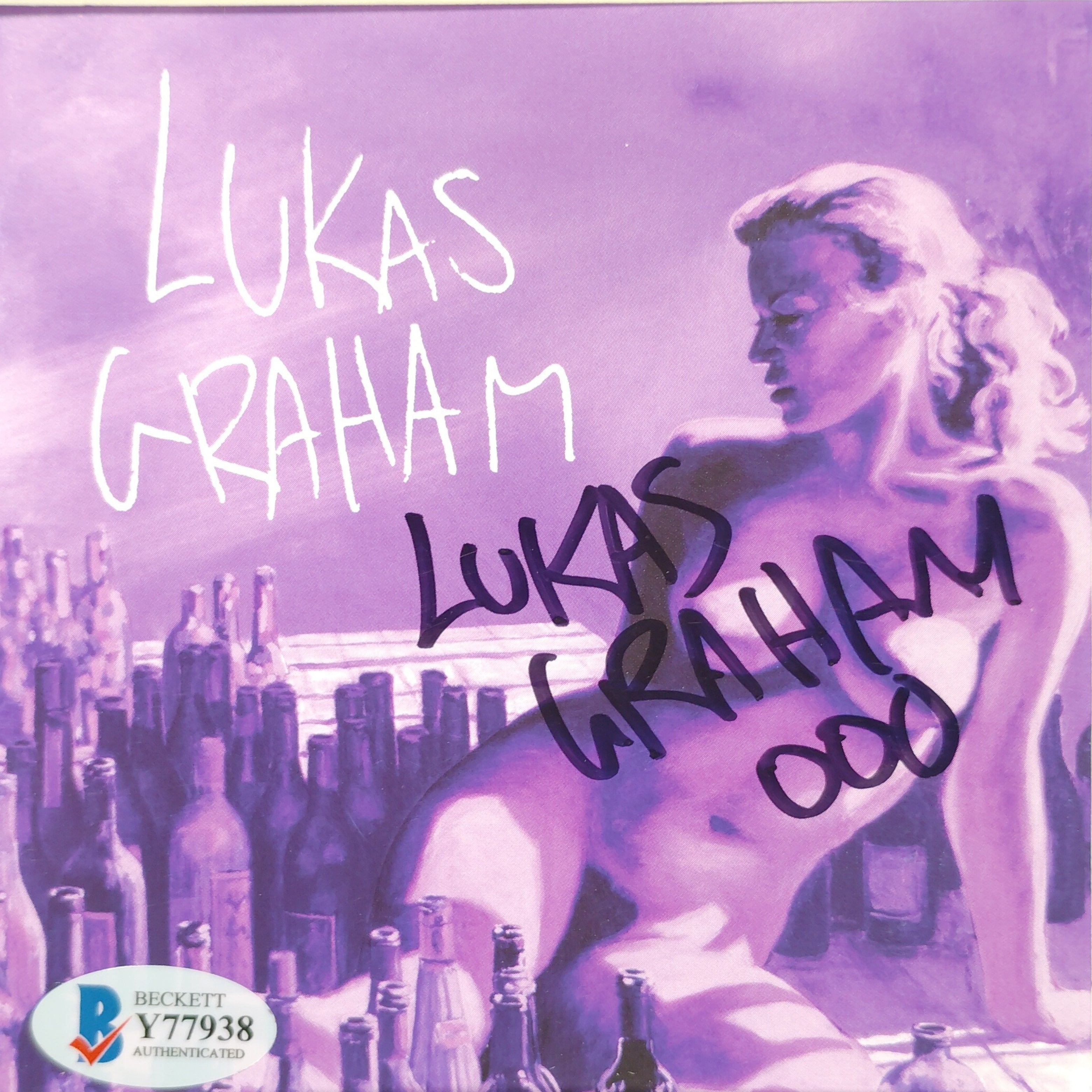 Lukas Graham signed photo – signature close-up – Beckett COA