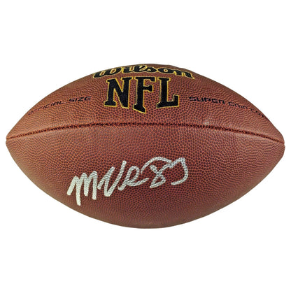 Footballs- Autographed- Marquez-Valdes Scantling Signed NFL Wilson Football Green Bay Packers Beckett Authentication 101