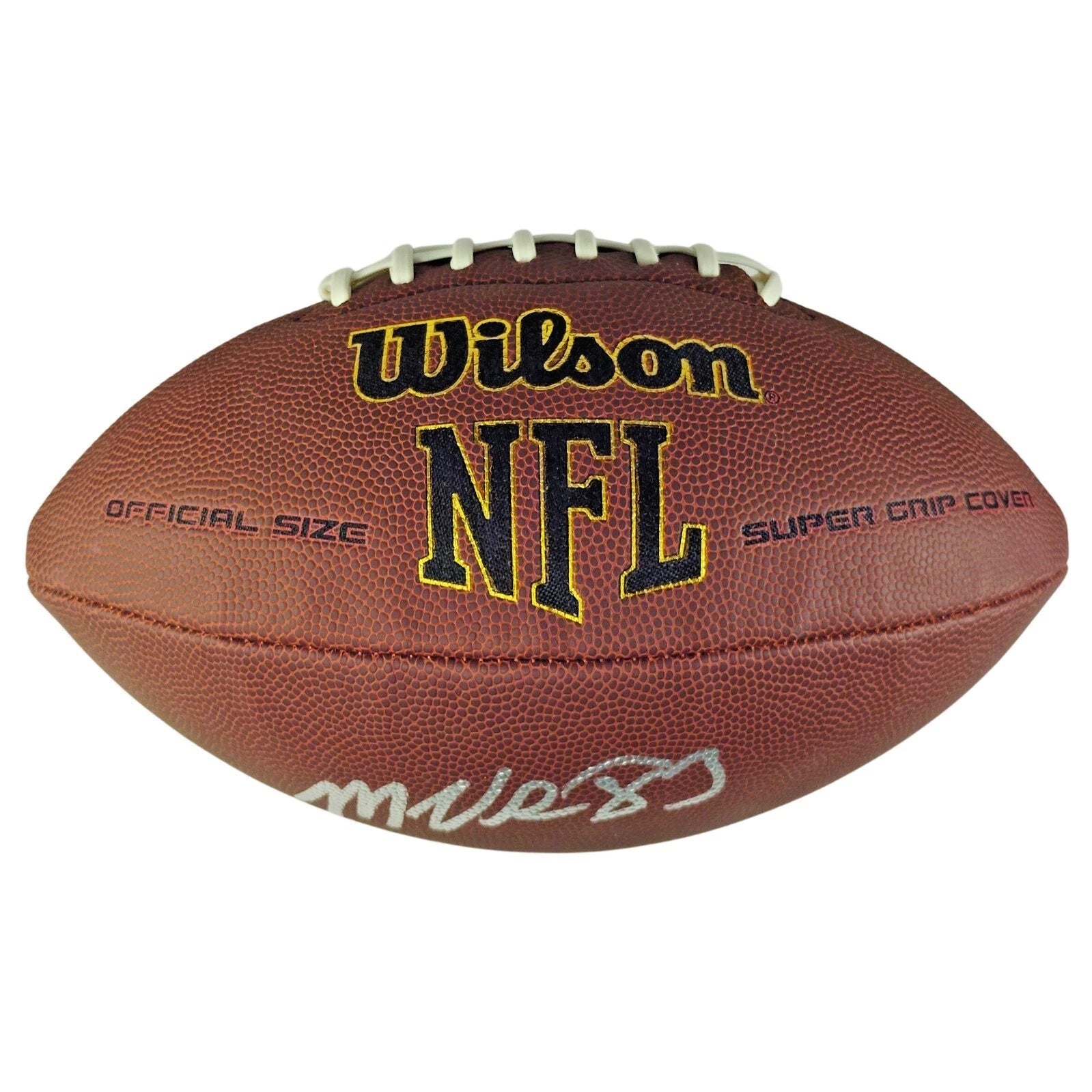 Footballs- Autographed- Marquez-Valdes Scantling Signed NFL Wilson Football Kansas City Chiefs Beckett Authentication 102