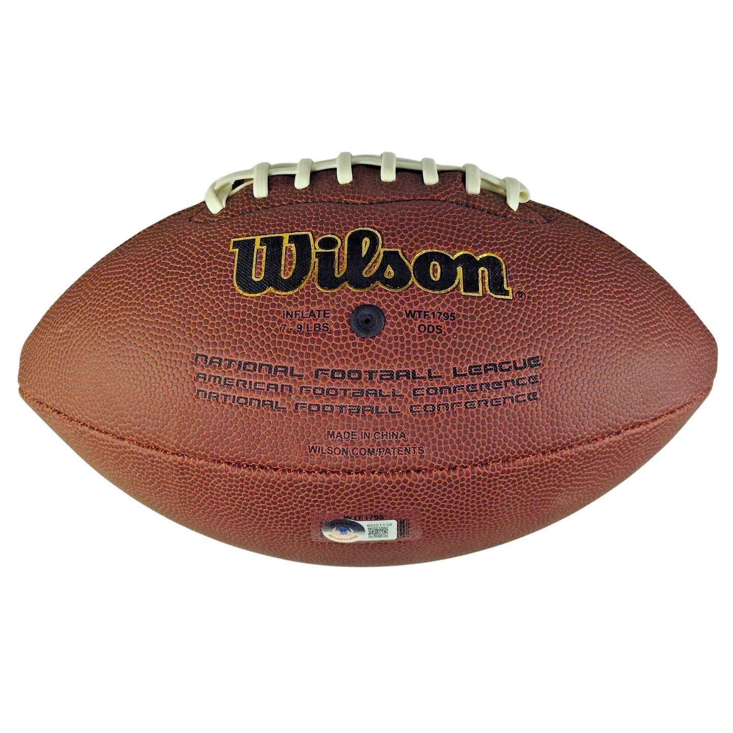 Footballs- Autographed- Marquez-Valdes Scantling Signed NFL Wilson Football Green Bay Packers Beckett Authentication 106