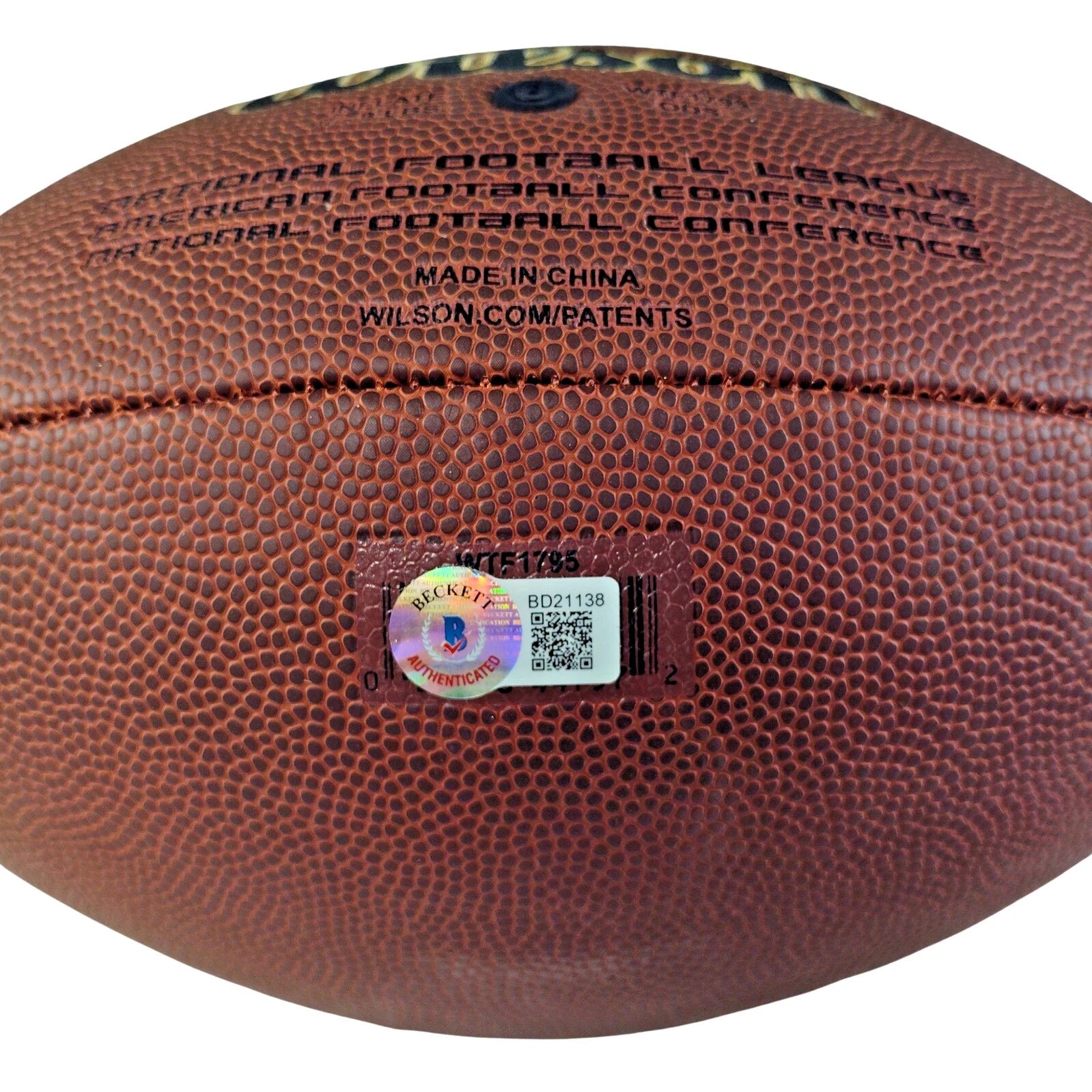 Footballs- Autographed- Marquez-Valdes Scantling Signed NFL Wilson Football Green Bay Packers Beckett Authentication 103