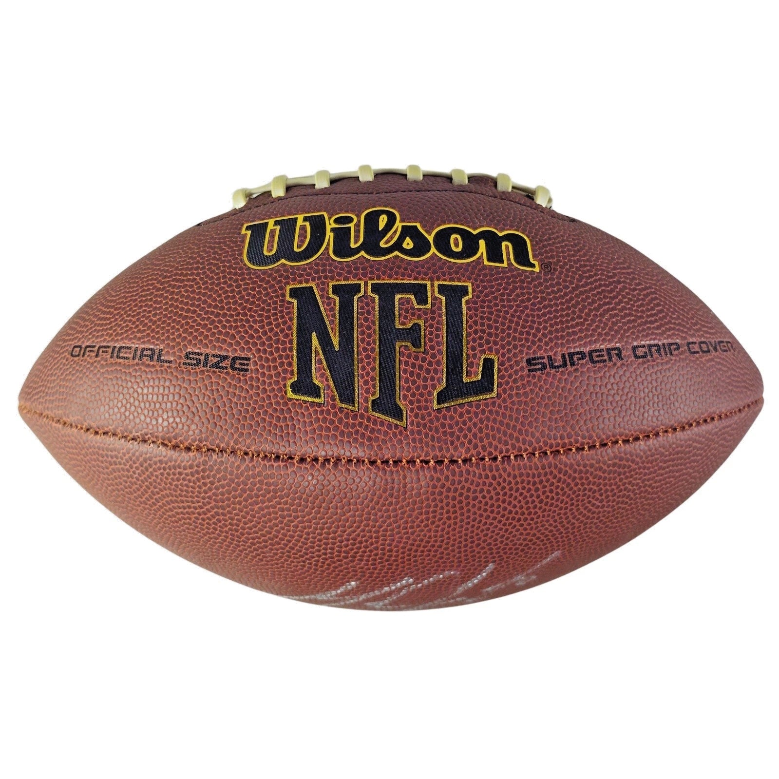 Melvin Gordon autographed football – full view – JSA COA