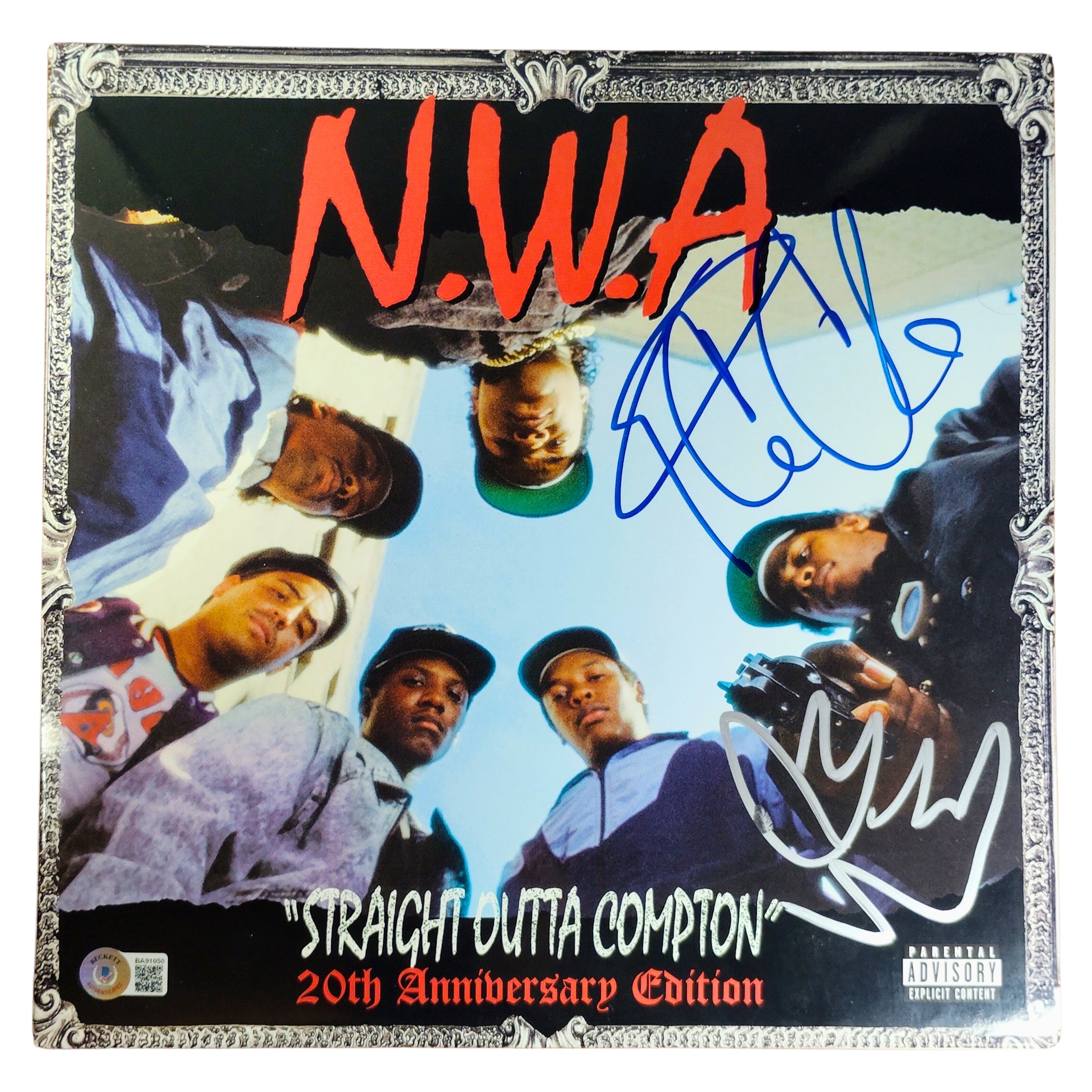 Ice Cube And Dj Yella autographed photo – full view – Beckett COA