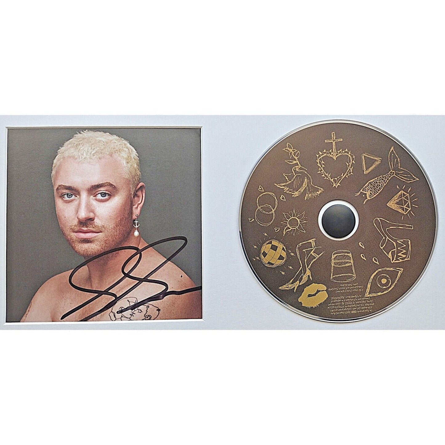 Music- Autographed- Sam Smith Signed Gloria CD Album Cover Framed Beckett Authentic Auto COA Insert and disc