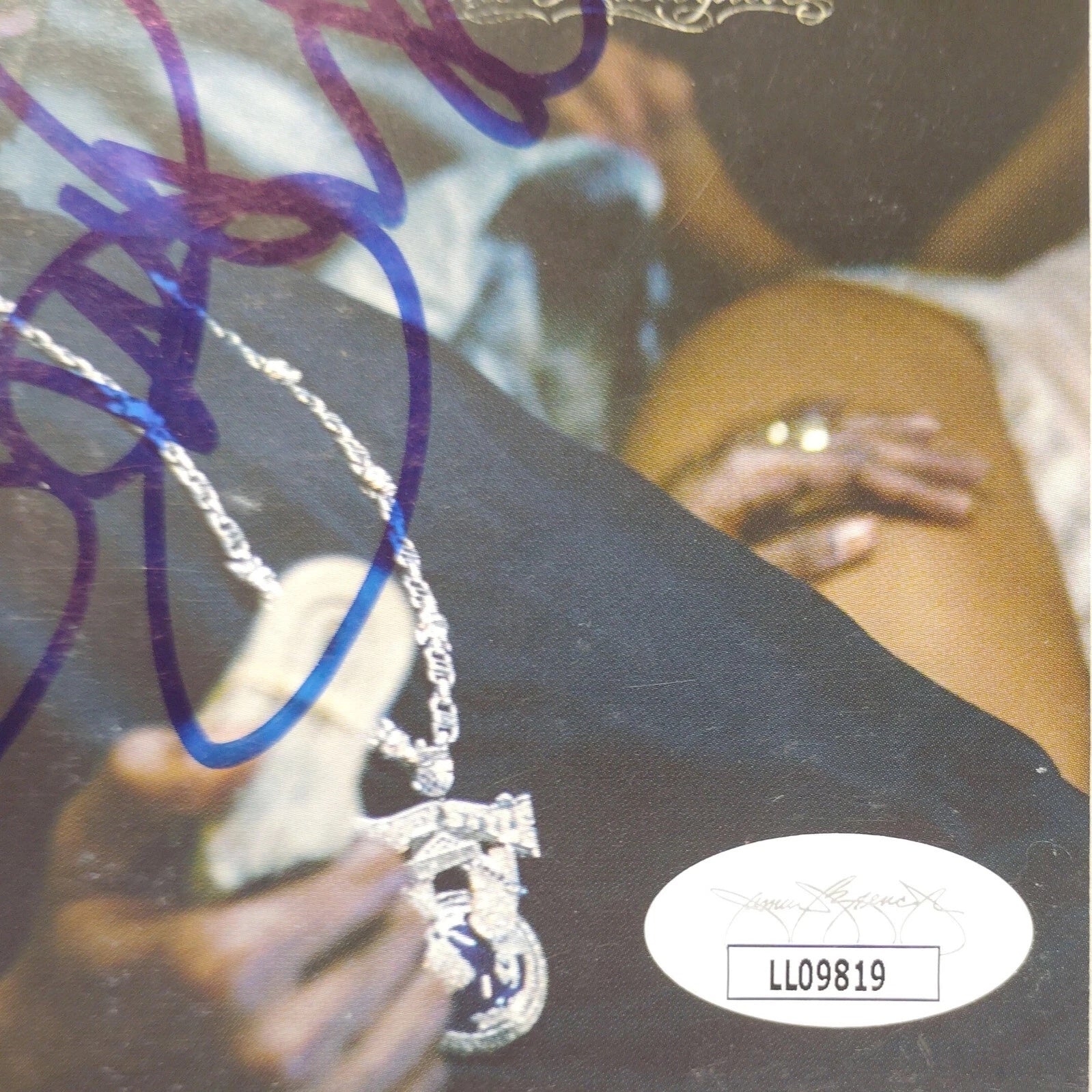 Snoop Dogg photo autograph – angled display – JSA COA