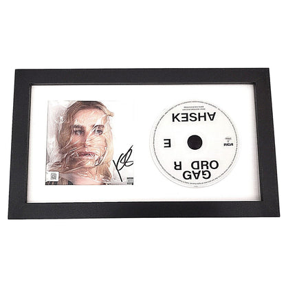 Music- Autographed- Kesha Signed Gag Order CD Album Cover Framed Beckett Authentic Auto COA Front