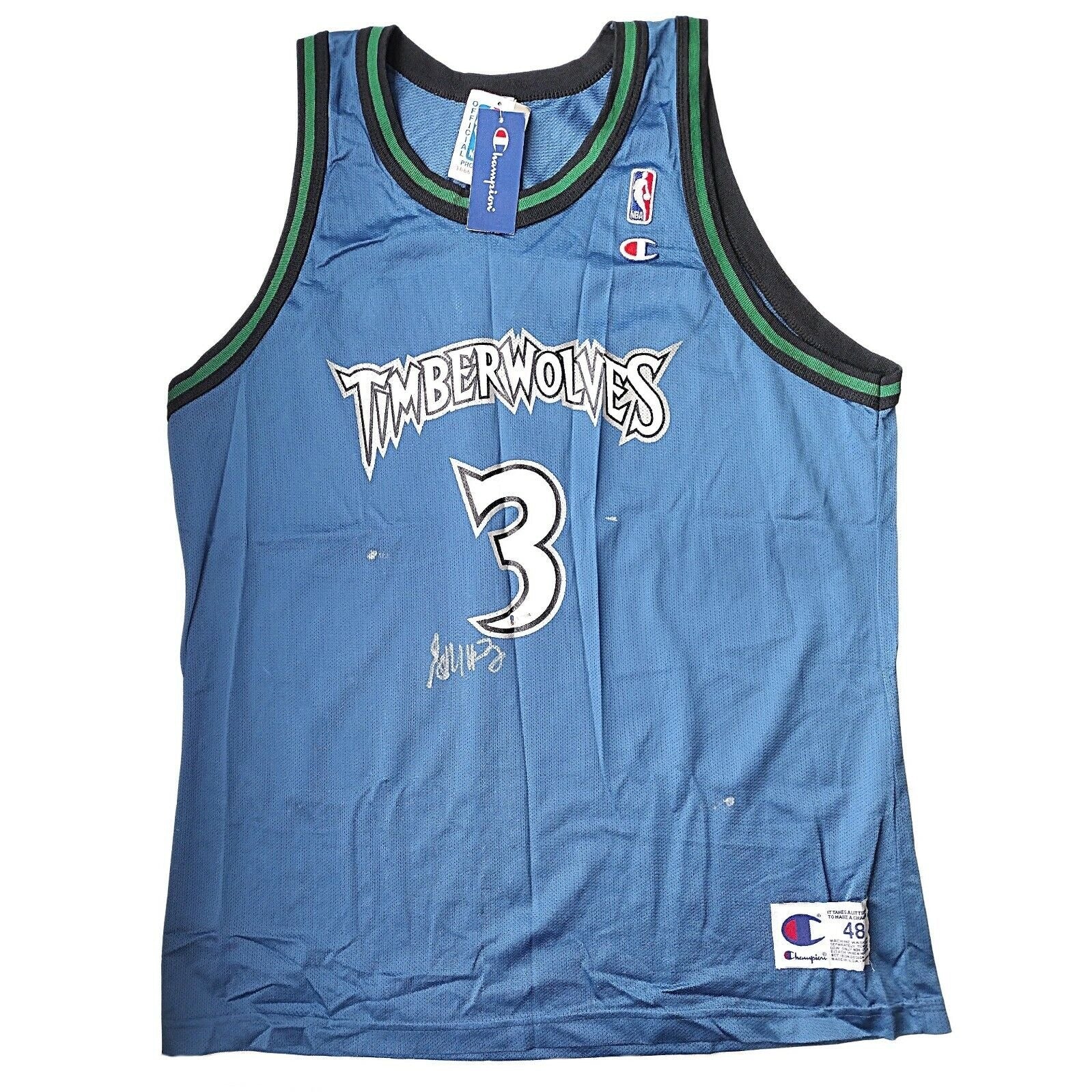 Stephon Marbury Minnesota Timberwolves Signed Autographed Jersey Beckett BAS