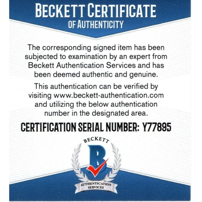 Stephon Marbury Minnesota Timberwolves auto basketball – authentication sticker – Beckett COA