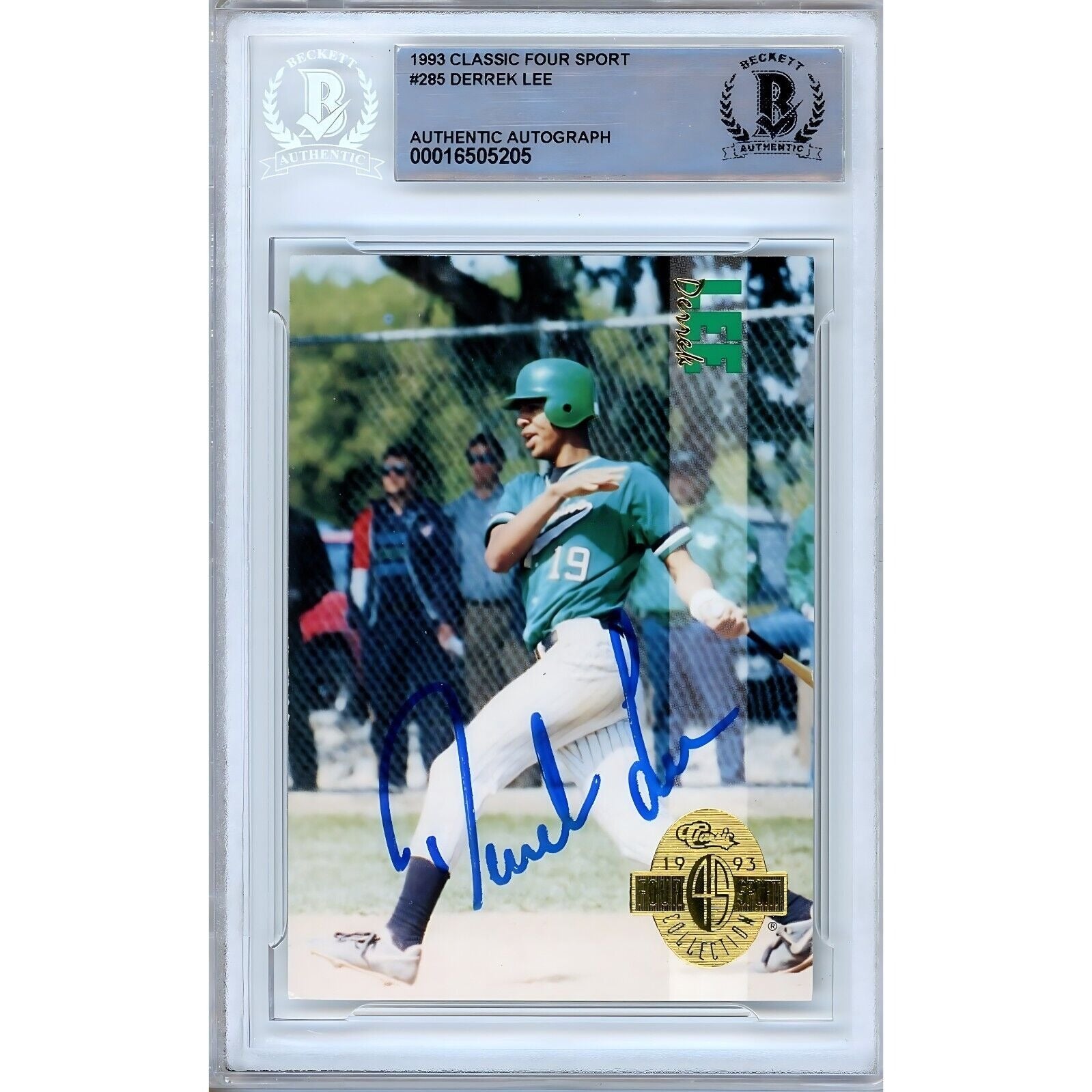 1993 #285 Padres Autographed Trading Card – Beckett BAS