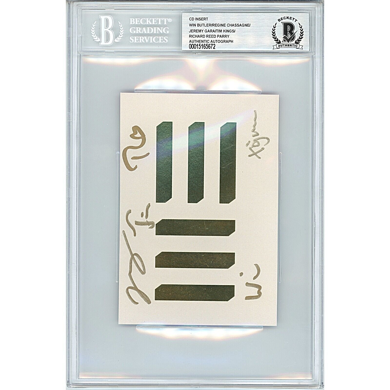 Arcade Fire Signed Cd – Beckett BAS