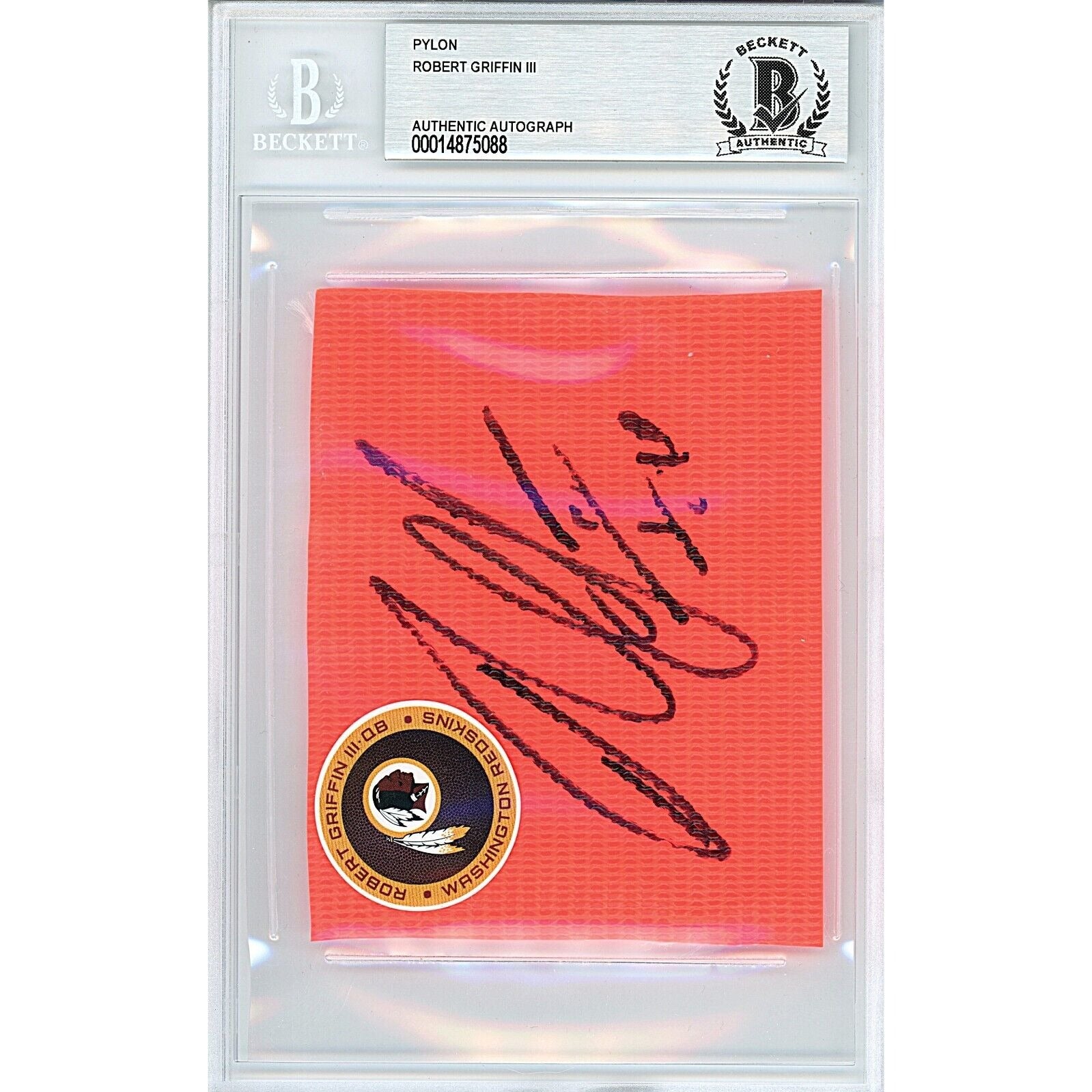 Robert Griffin Signed Cut Signature Beckett BAS