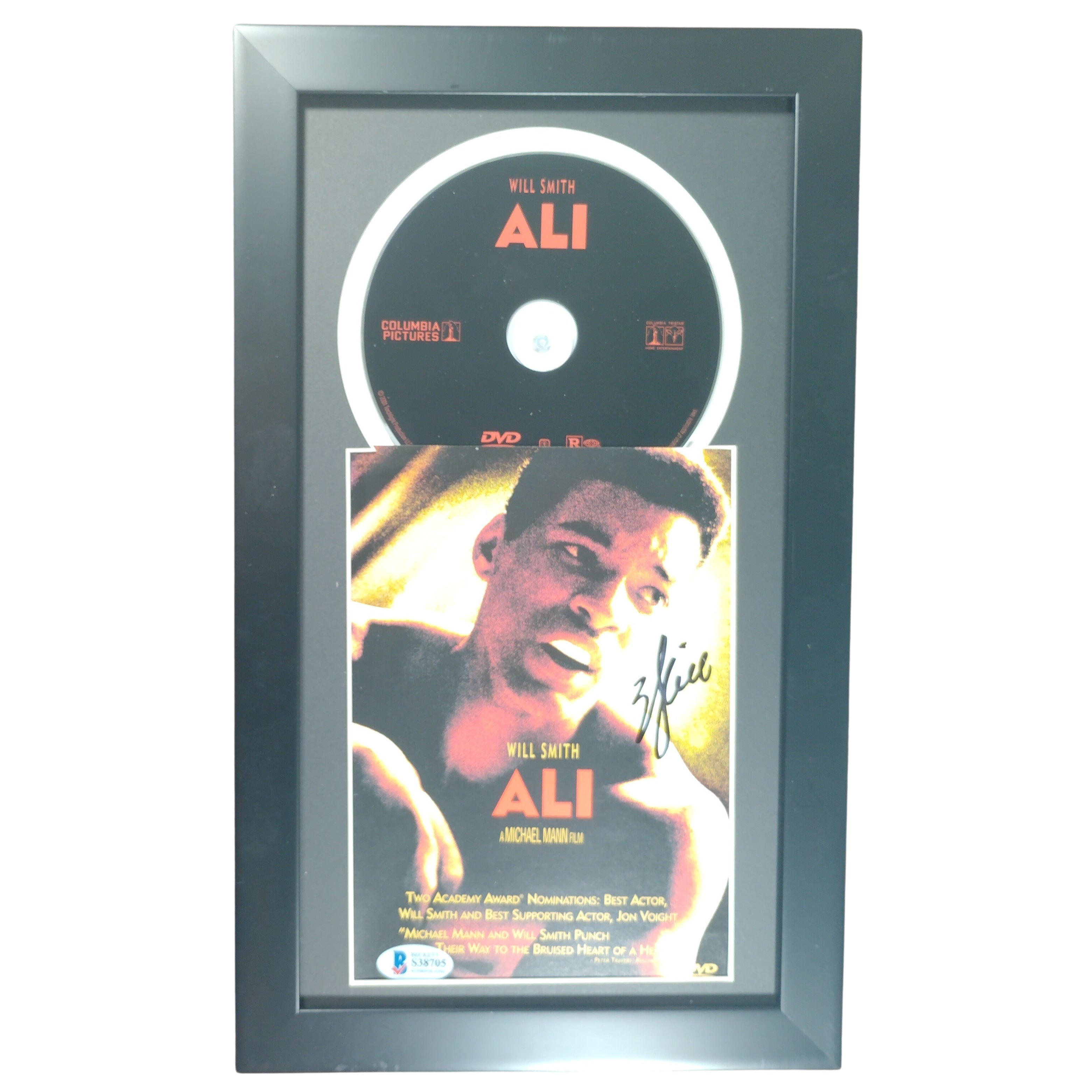Will Smith Signed Ali Movie Autographed Trading Card Beckett BAS