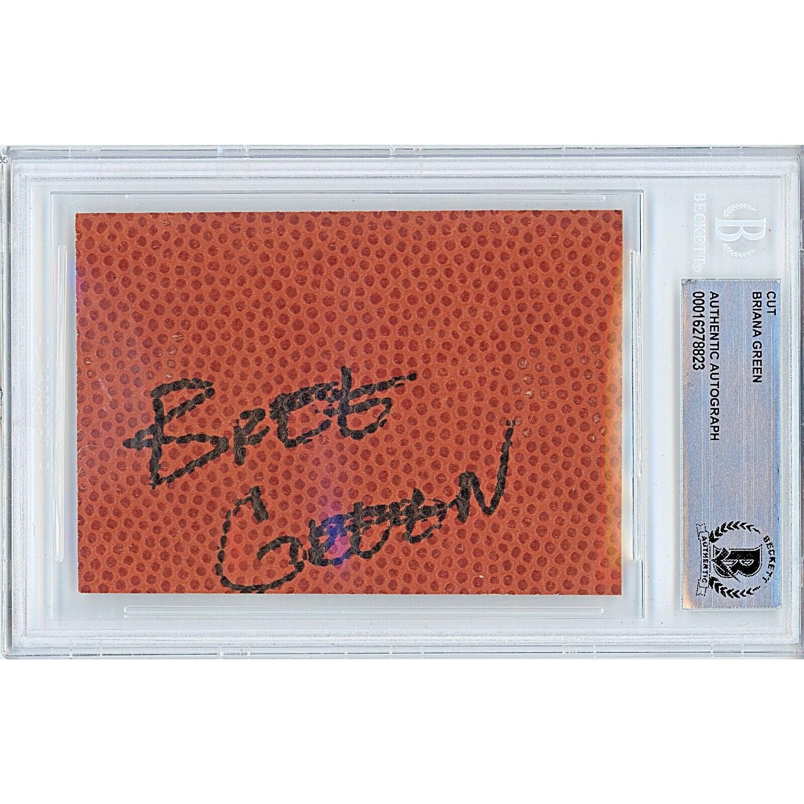 Briana Bree Green Autographed Trading Card – Beckett BAS