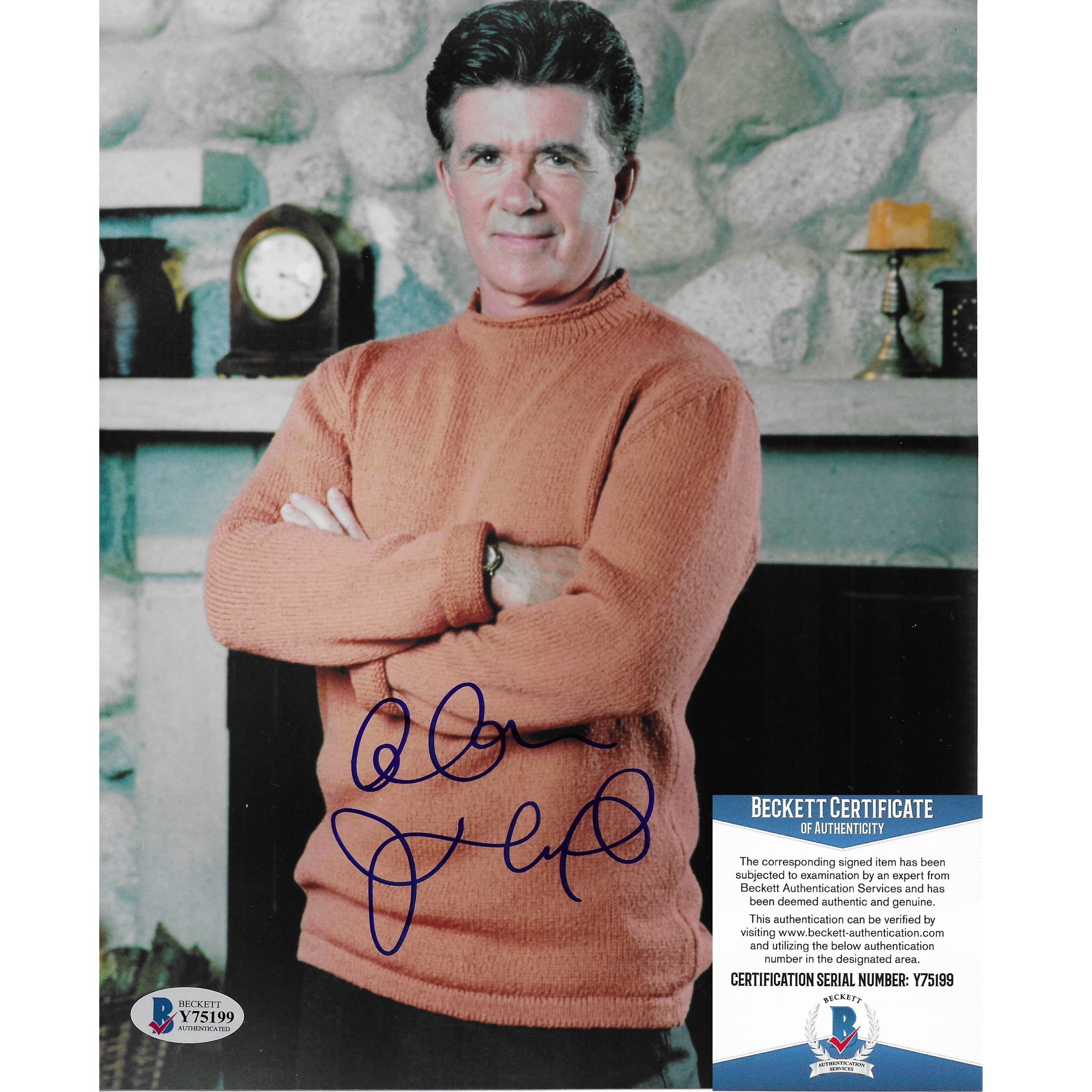 Alan Thicke Autographed Growing Pains Signed Photo Beckett BAS