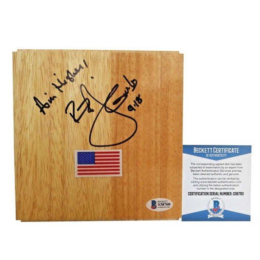 Basketballs- Autographed- Ruthie Bolton Holifield Team USA Signed Basketball Floorboard Beckett Authentic Auto COA Front