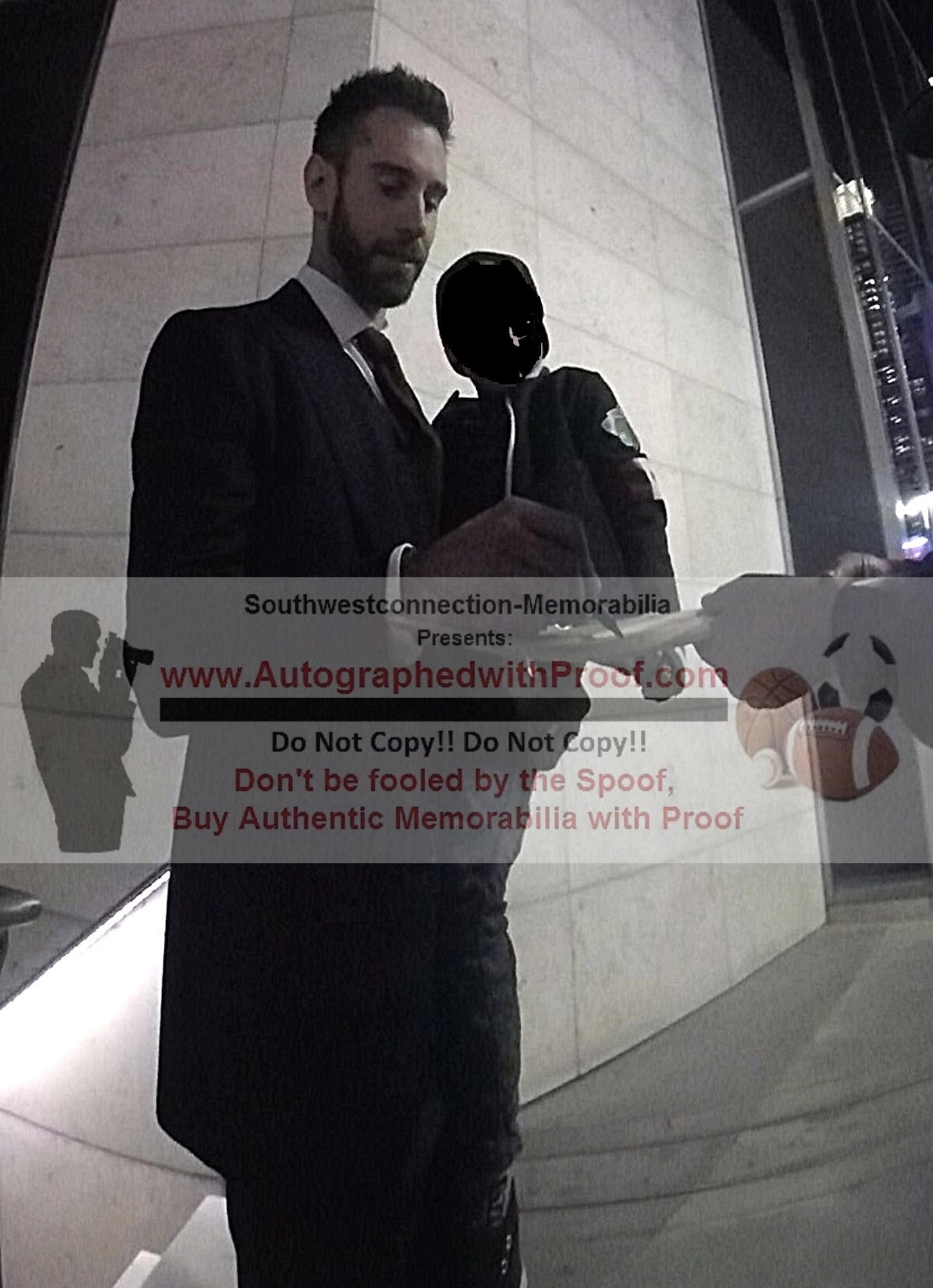 Cam Talbot Minnesota Wild Signed Photo Beckett BAS