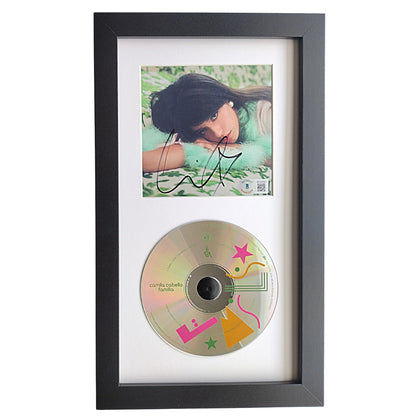 Music- Autographed- Camila Cabello Signed Familia CD Cover Framed Matted Wall Display Beckett Certified Authentic BF09567 -101b