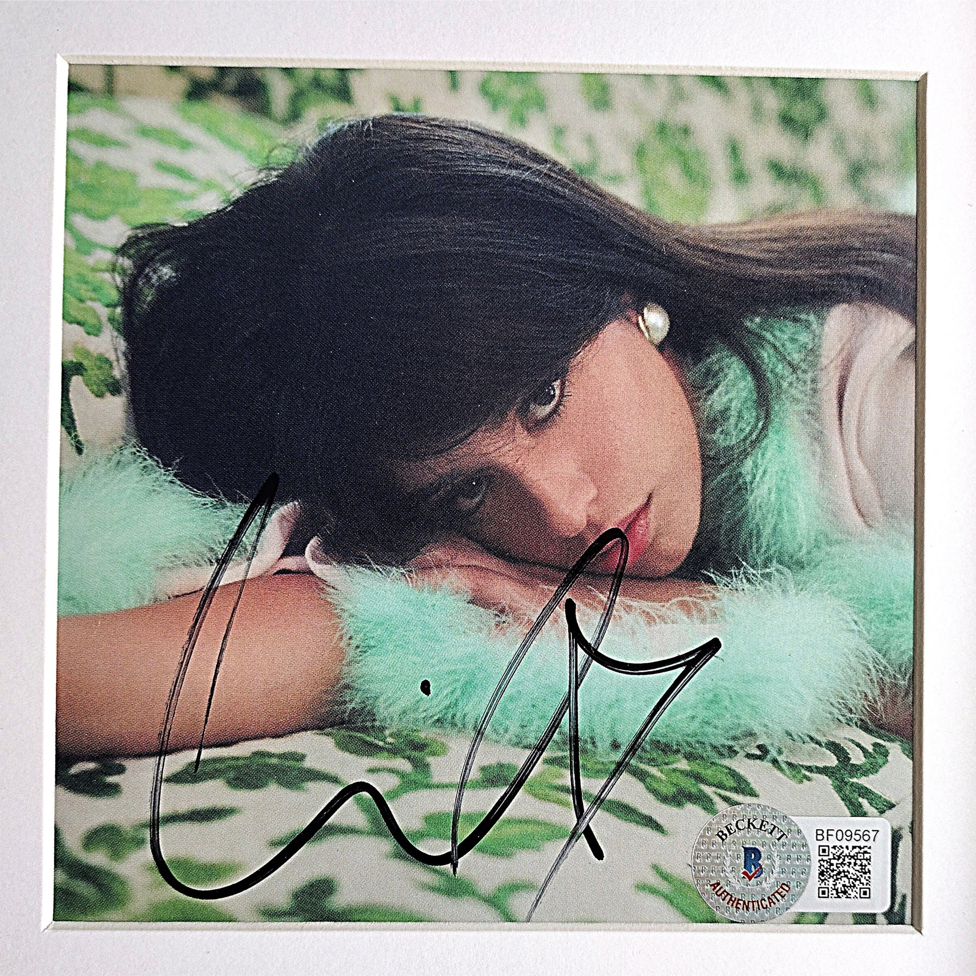 Music- Autographed- Camila Cabello Signed Familia CD Cover Framed Matted Wall Display Beckett Certified Authentic BF09567 -101b